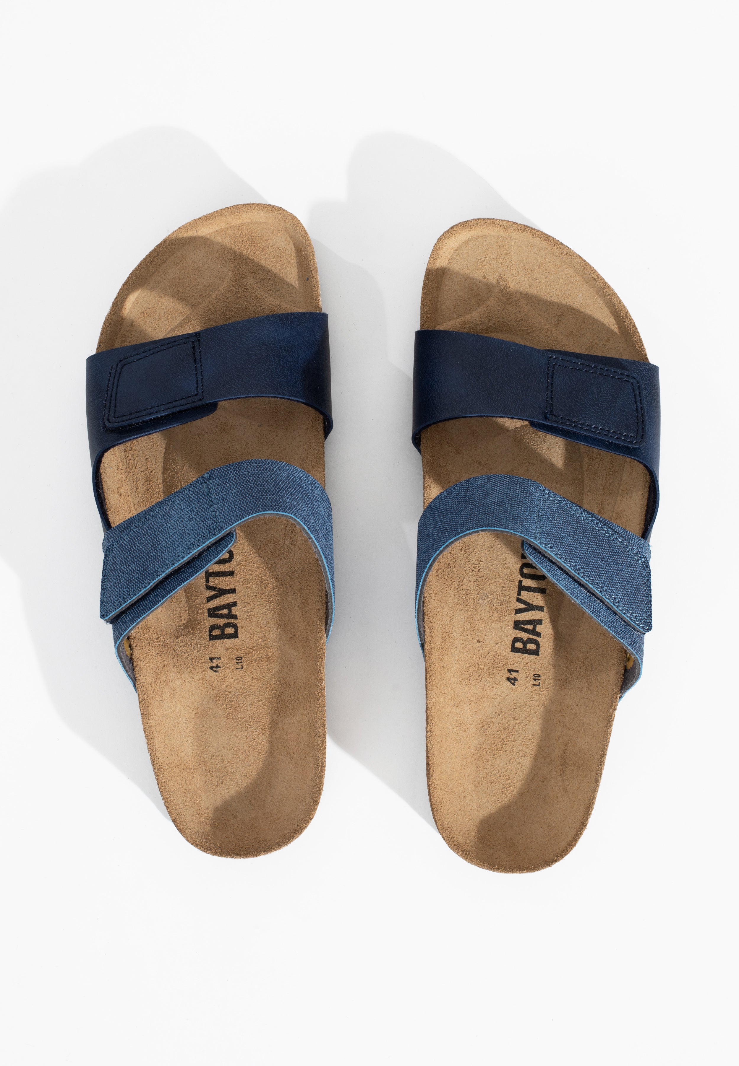 Sandalias Gabian 2 Tiras Azul Marino