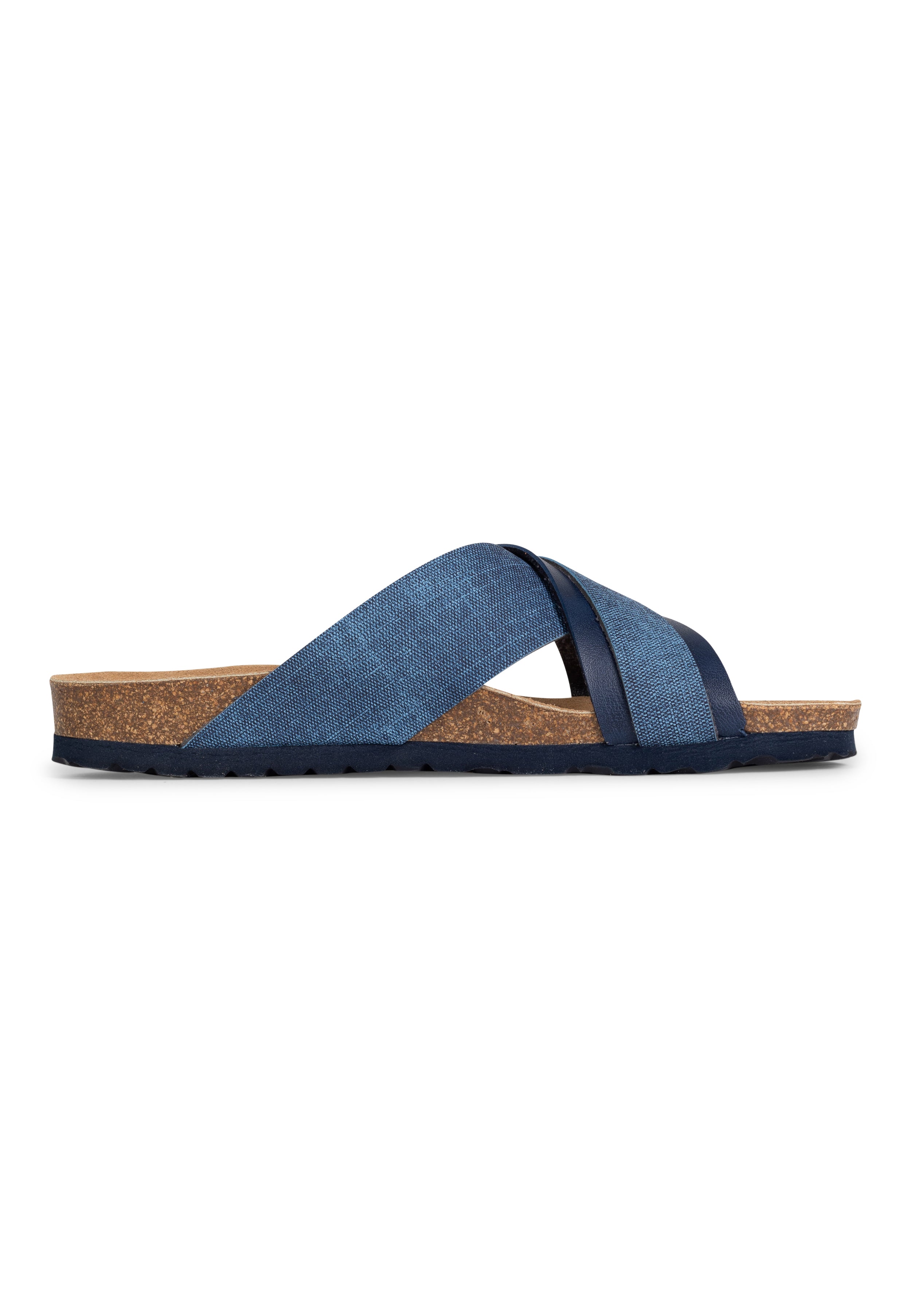 Sandales 2 Brides Gianni Bleu Marine