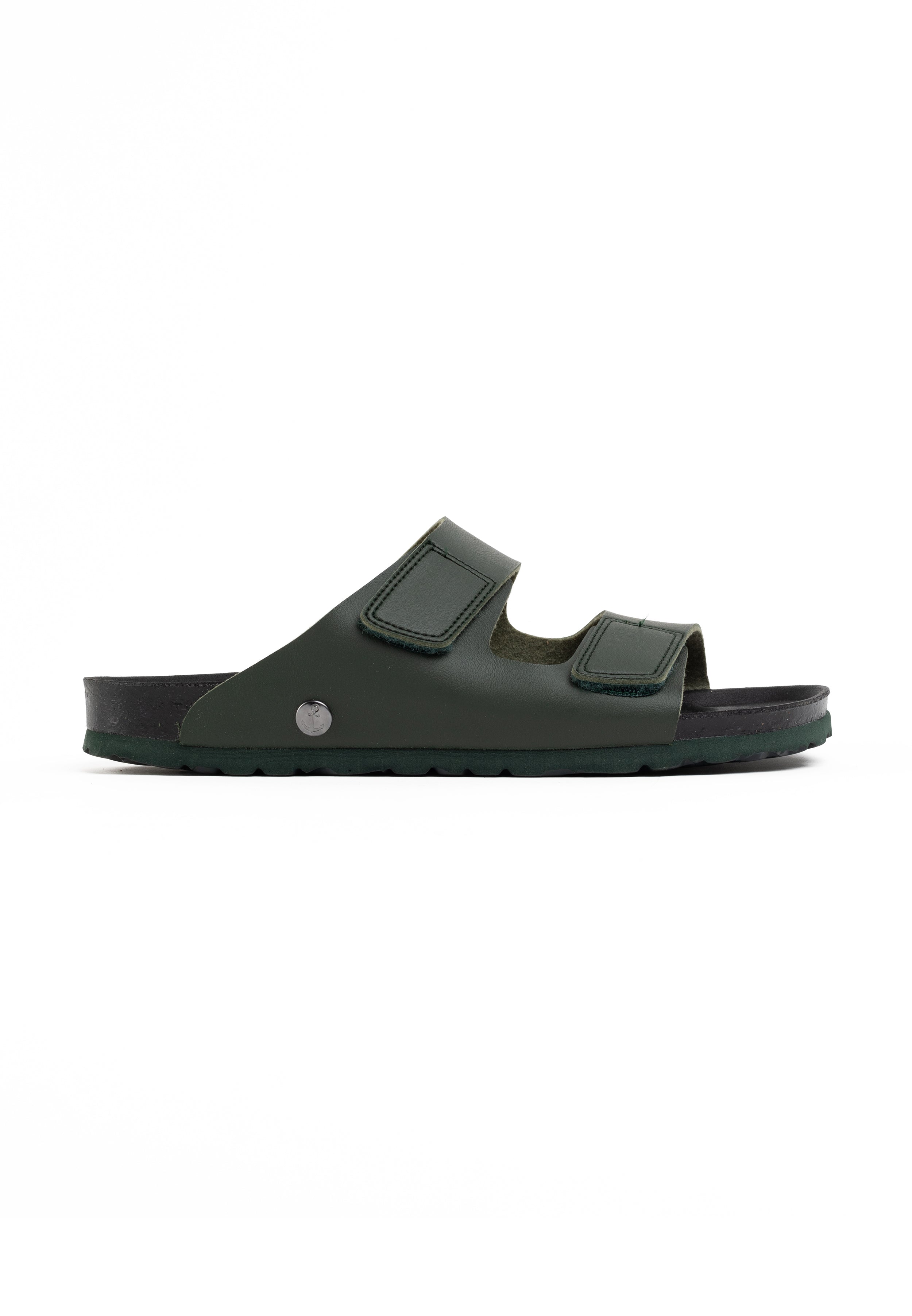 2 Straps Khaki Navy Sandals