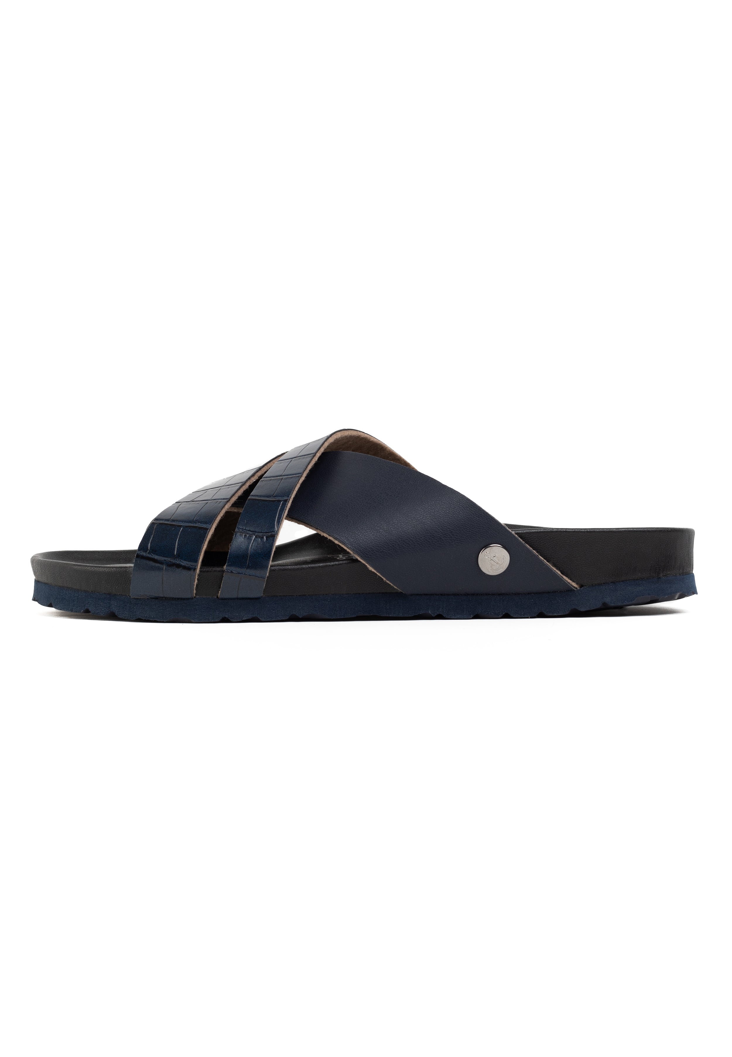Sandales Conrad Bleu Marine Multi-Brides