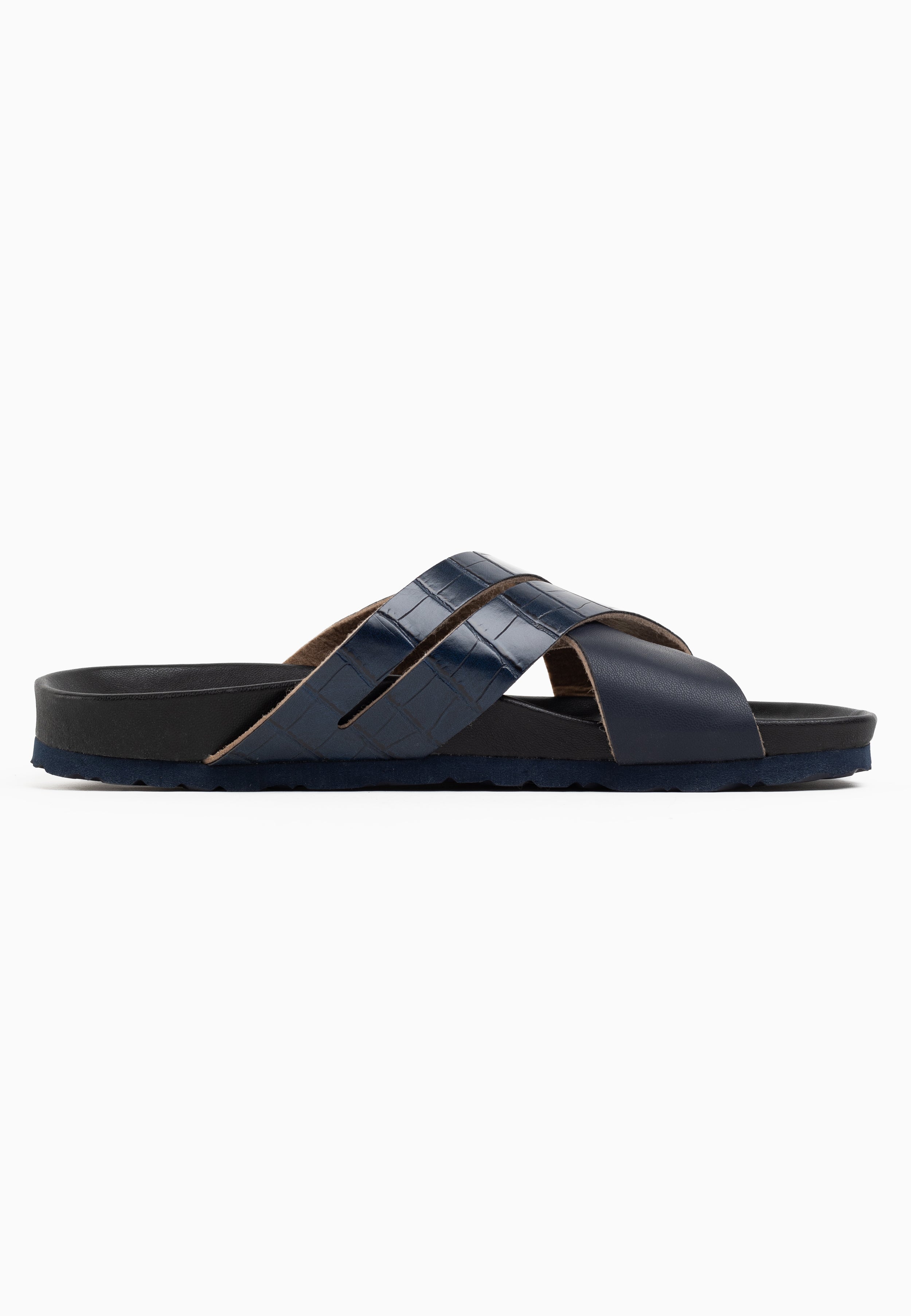 Sandales Conrad Bleu Marine Multi-Brides