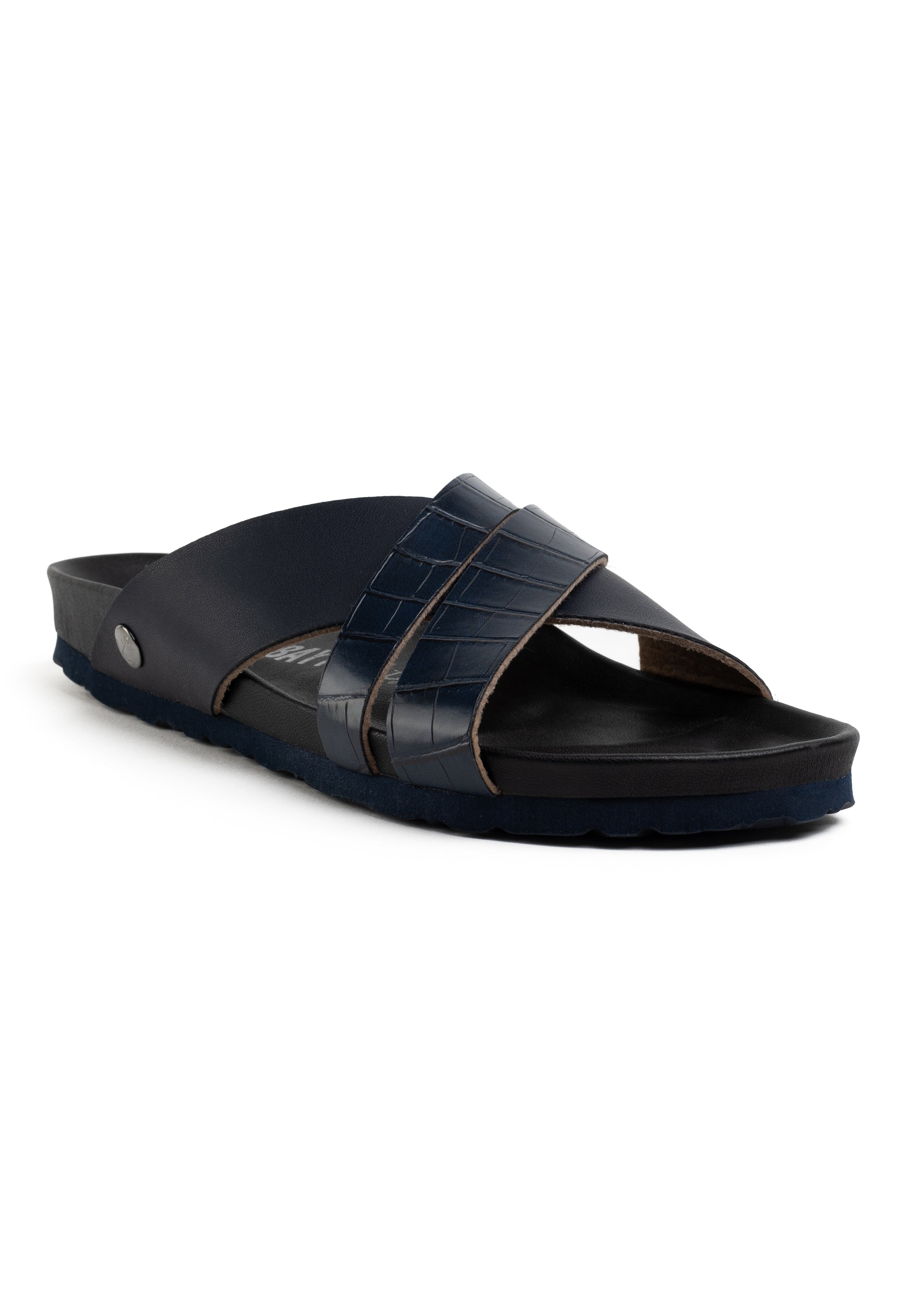 Sandales Conrad Bleu Marine Multi-Brides