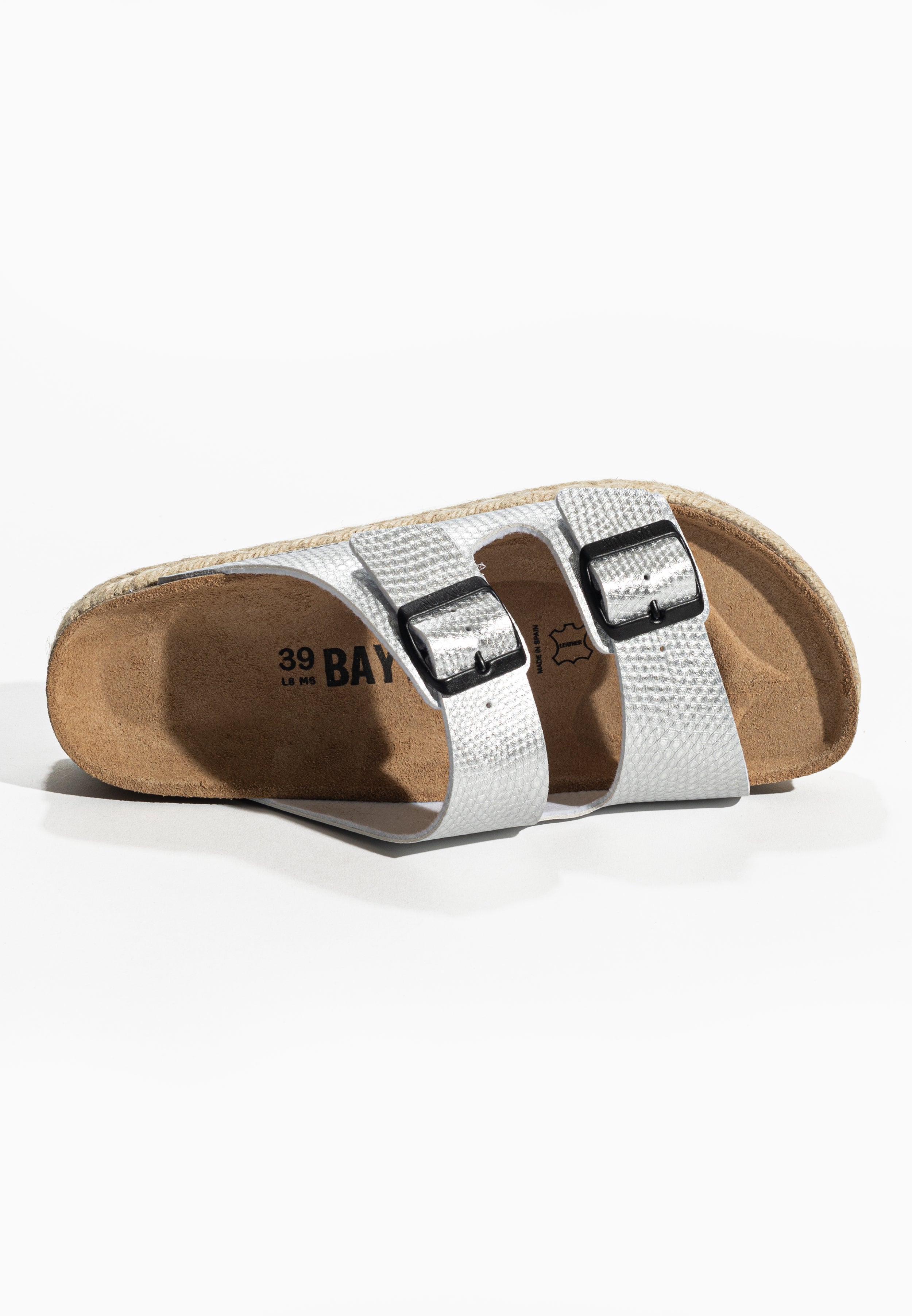 Olympe Silver Platform Sandals