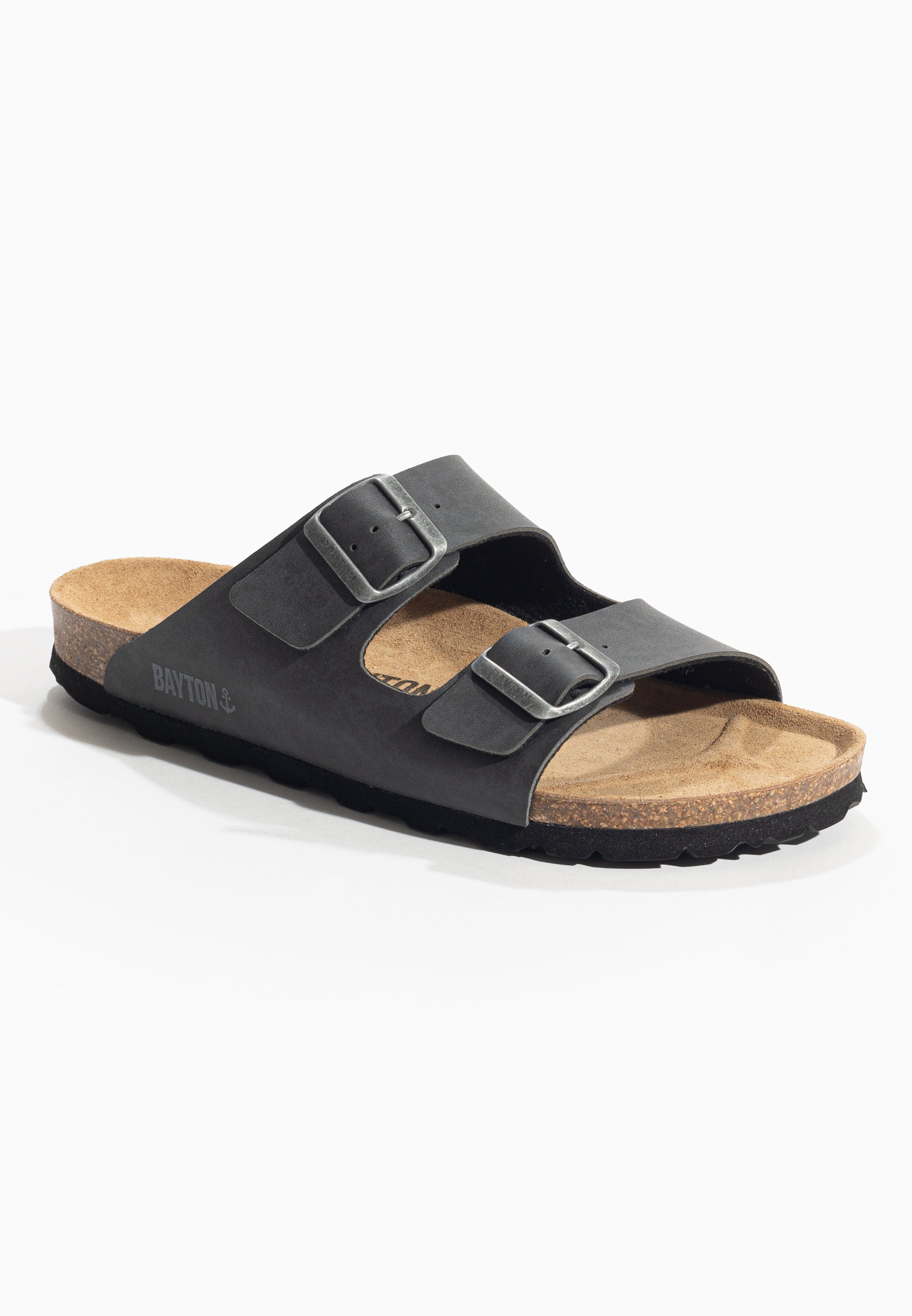 Sandales 2 Brides Atlas Anthracite