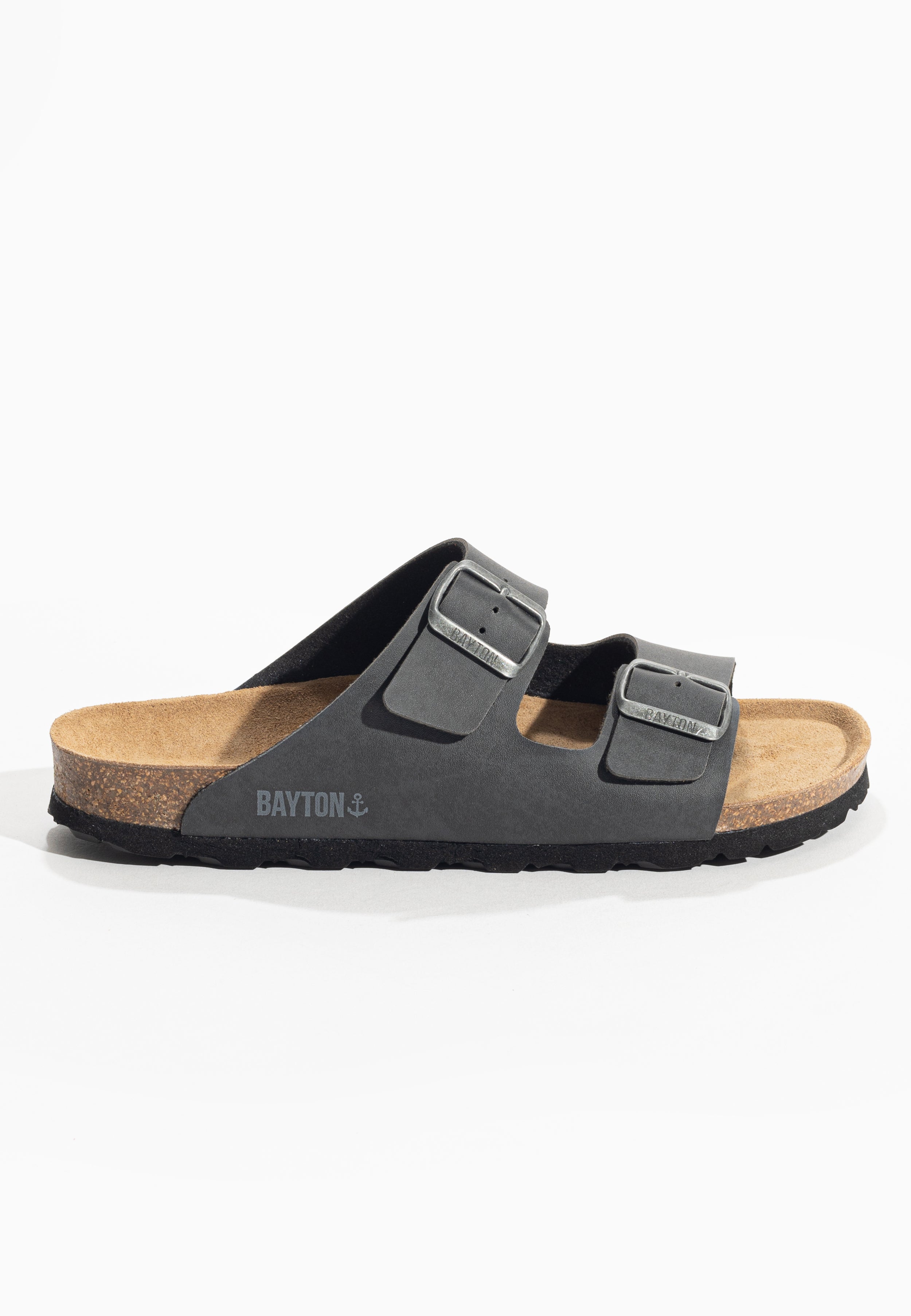 Sandales 2 Brides Atlas Anthracite