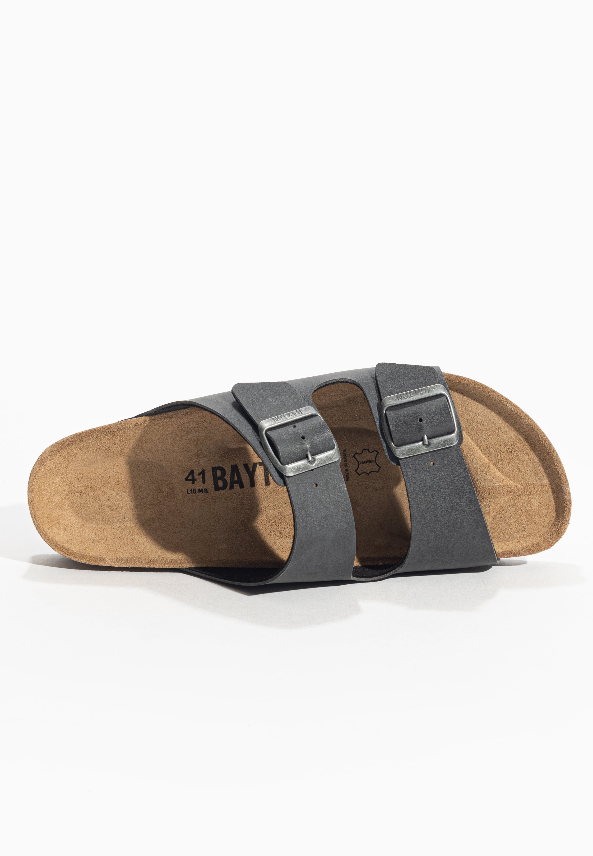 Sandales 2 Brides Atlas Anthracite