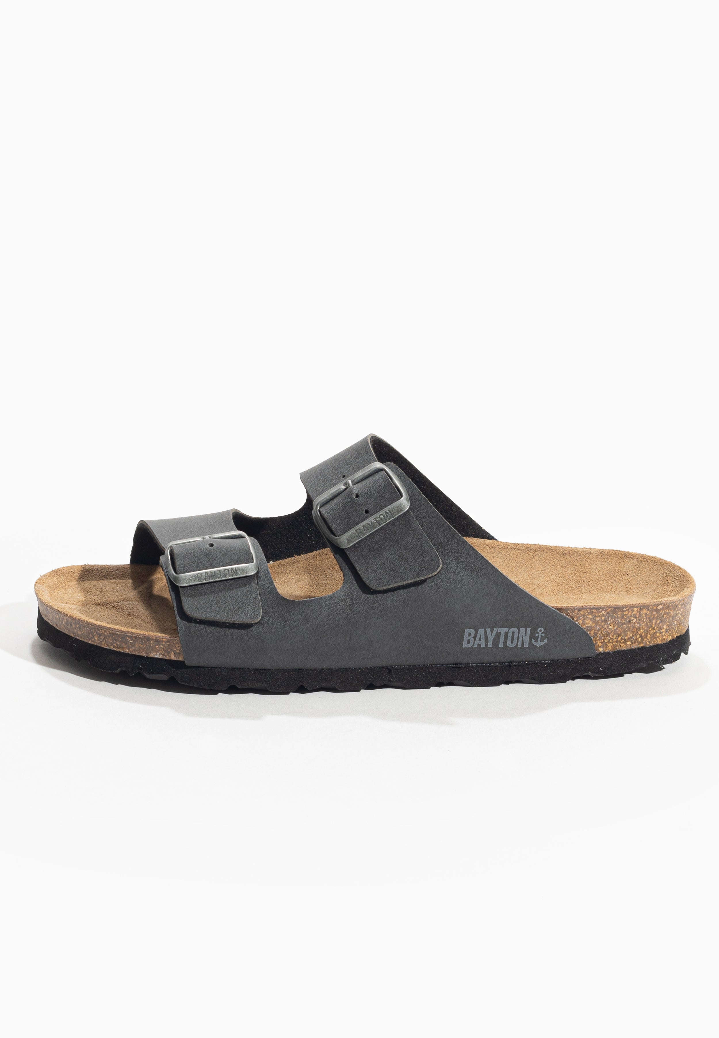 Sandales 2 Brides Atlas Anthracite