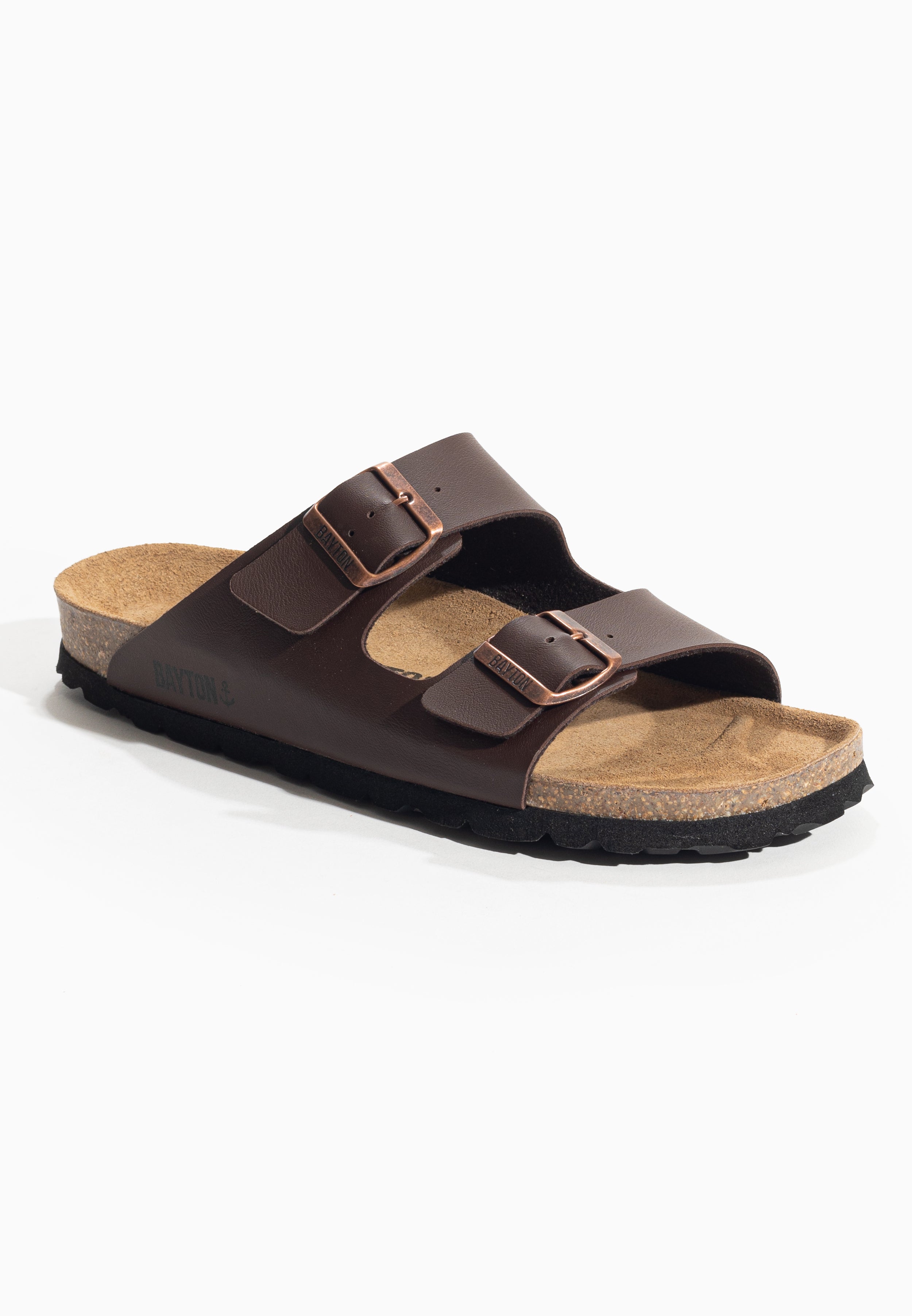 Sandales 2 Brides Atlas Marron
