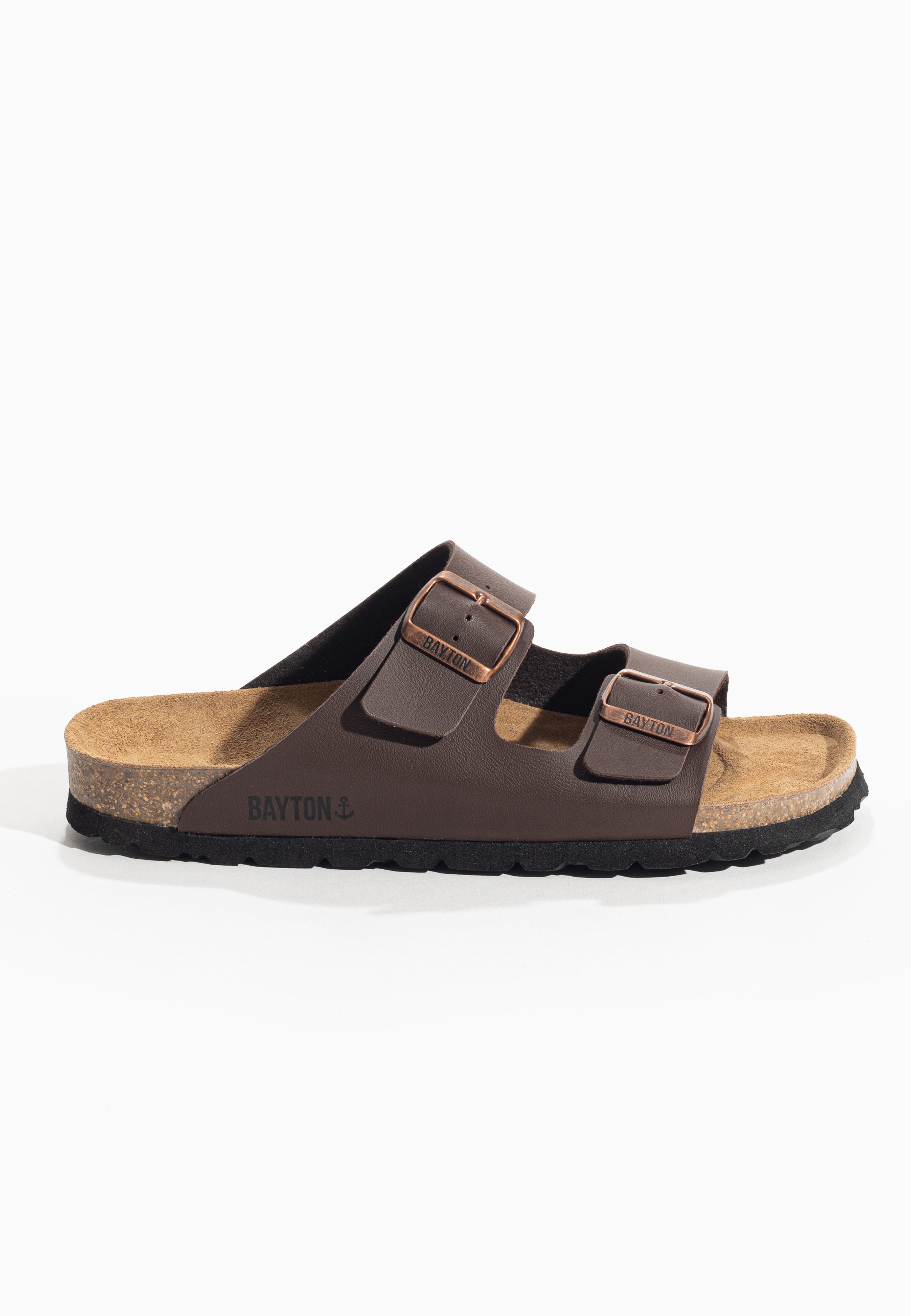 Sandales 2 Brides Atlas Marron