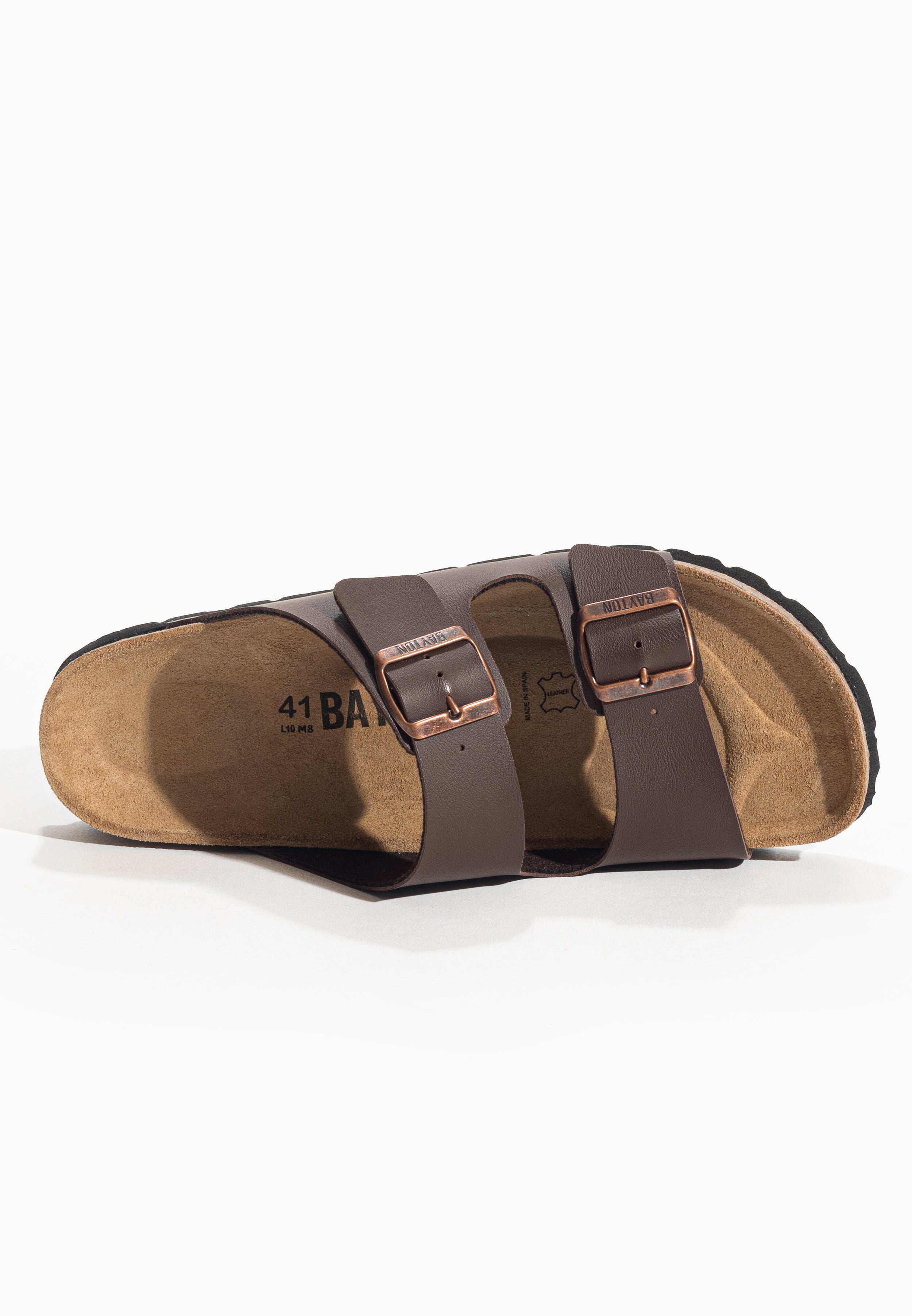 Sandales 2 Brides Atlas Marron