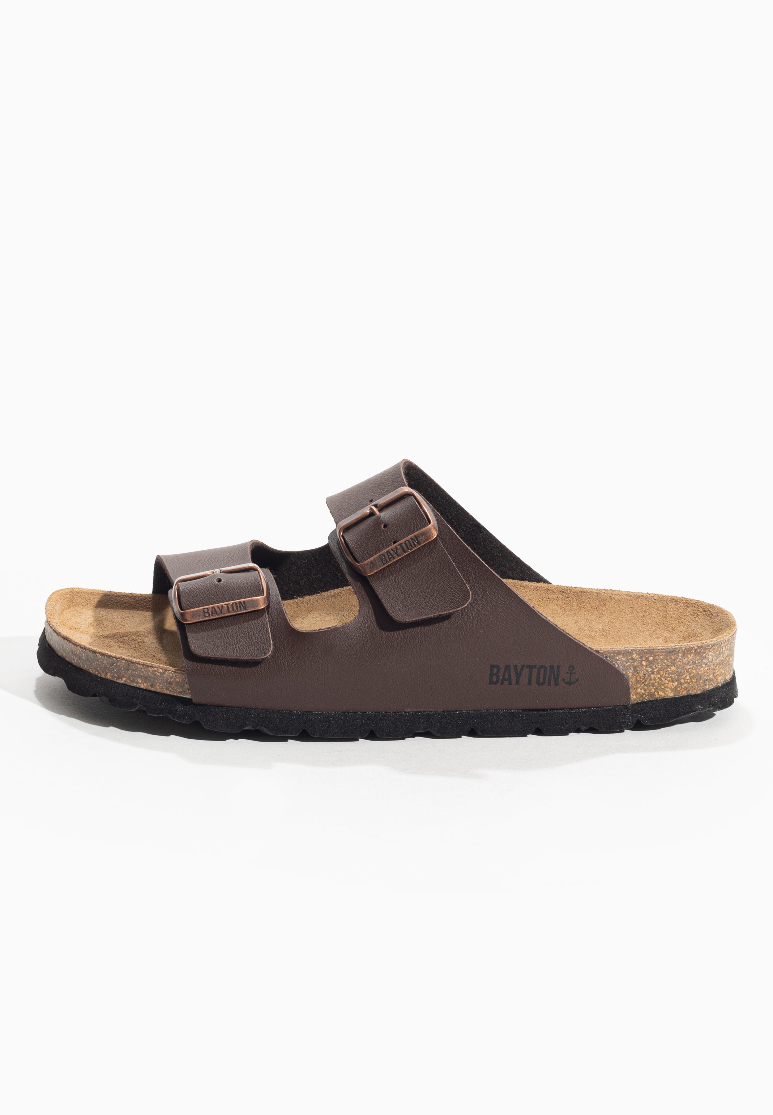 Sandales 2 Brides Atlas Marron