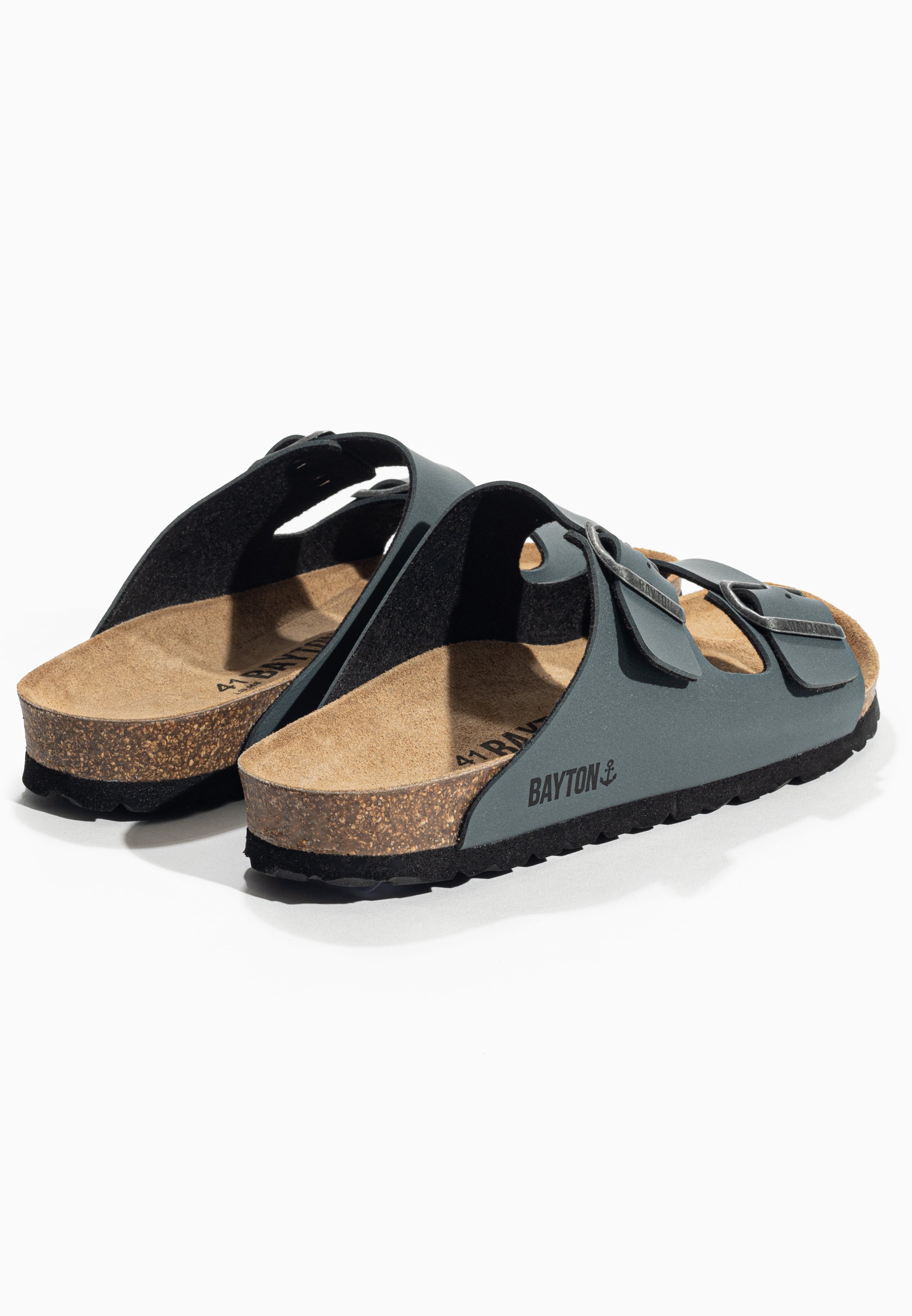 Sandales 2 Brides Atlas Anthracite