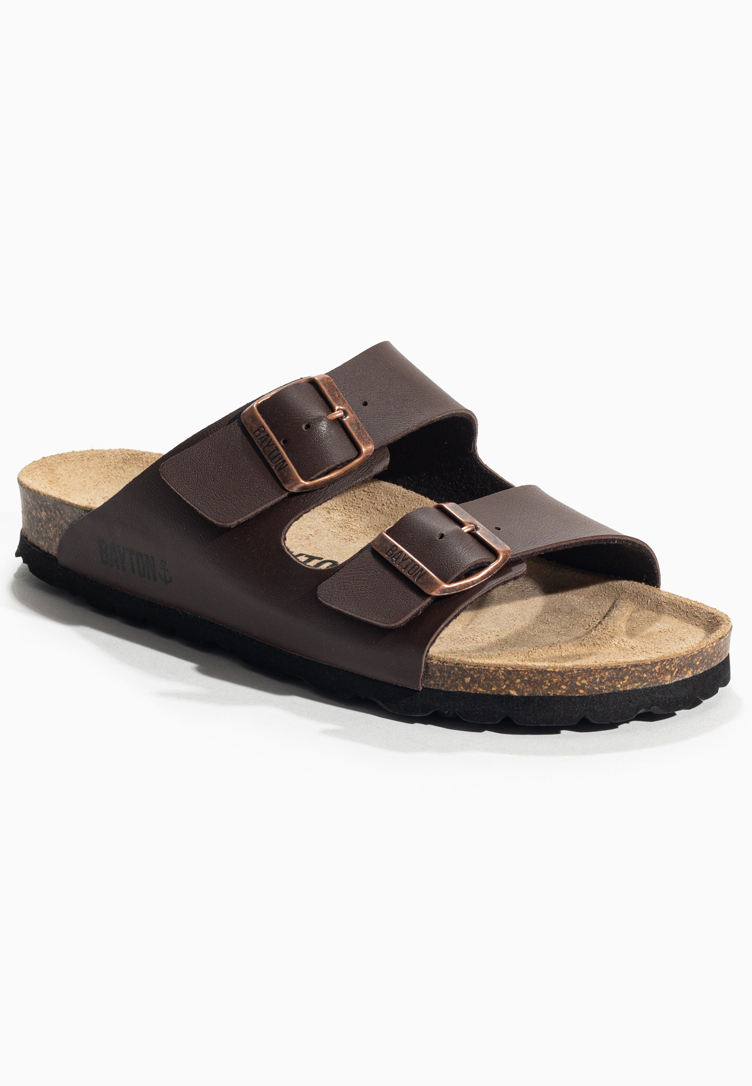 Sandales 2 Brides Baltic Marron