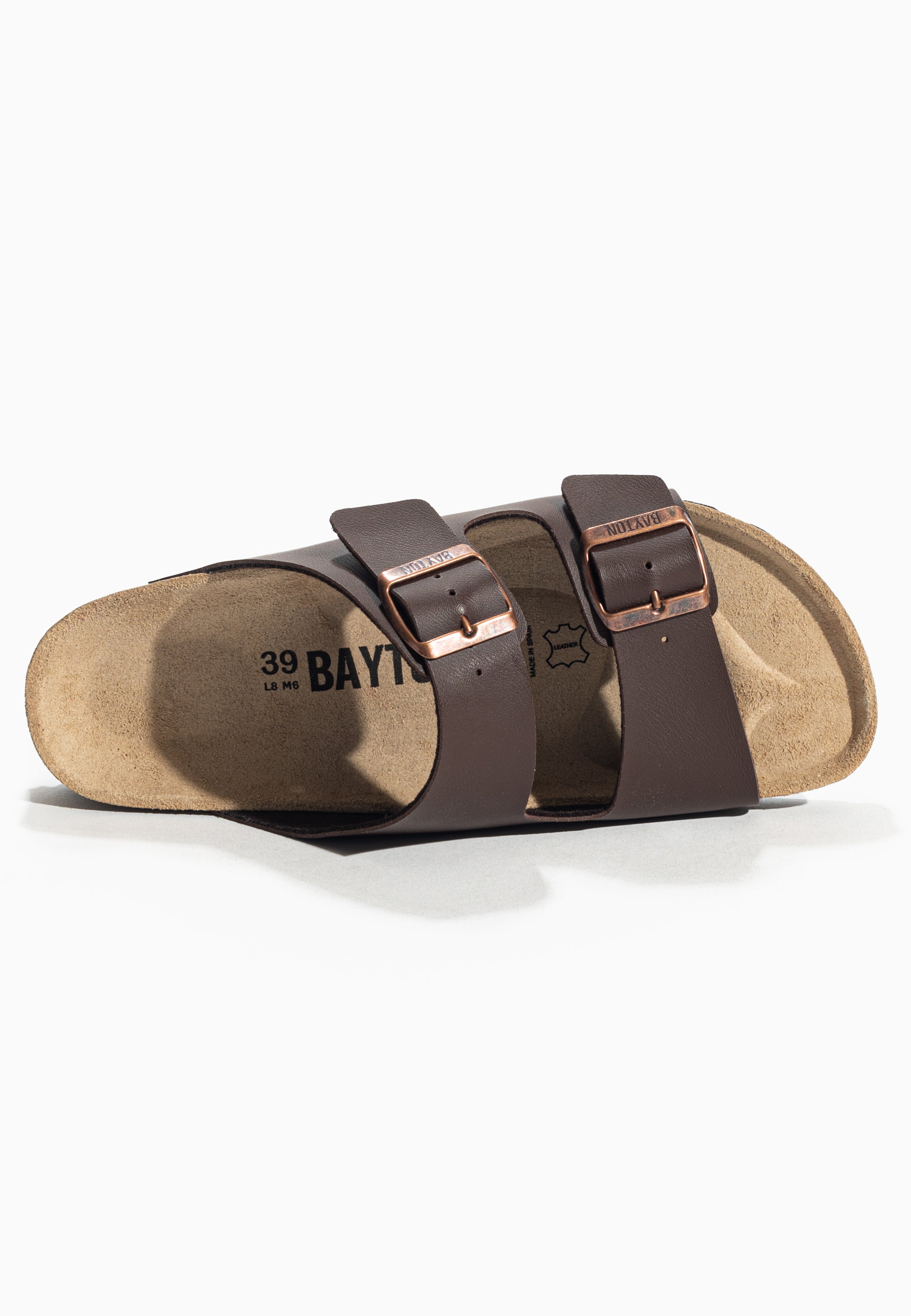 Sandalias marrón báltico
