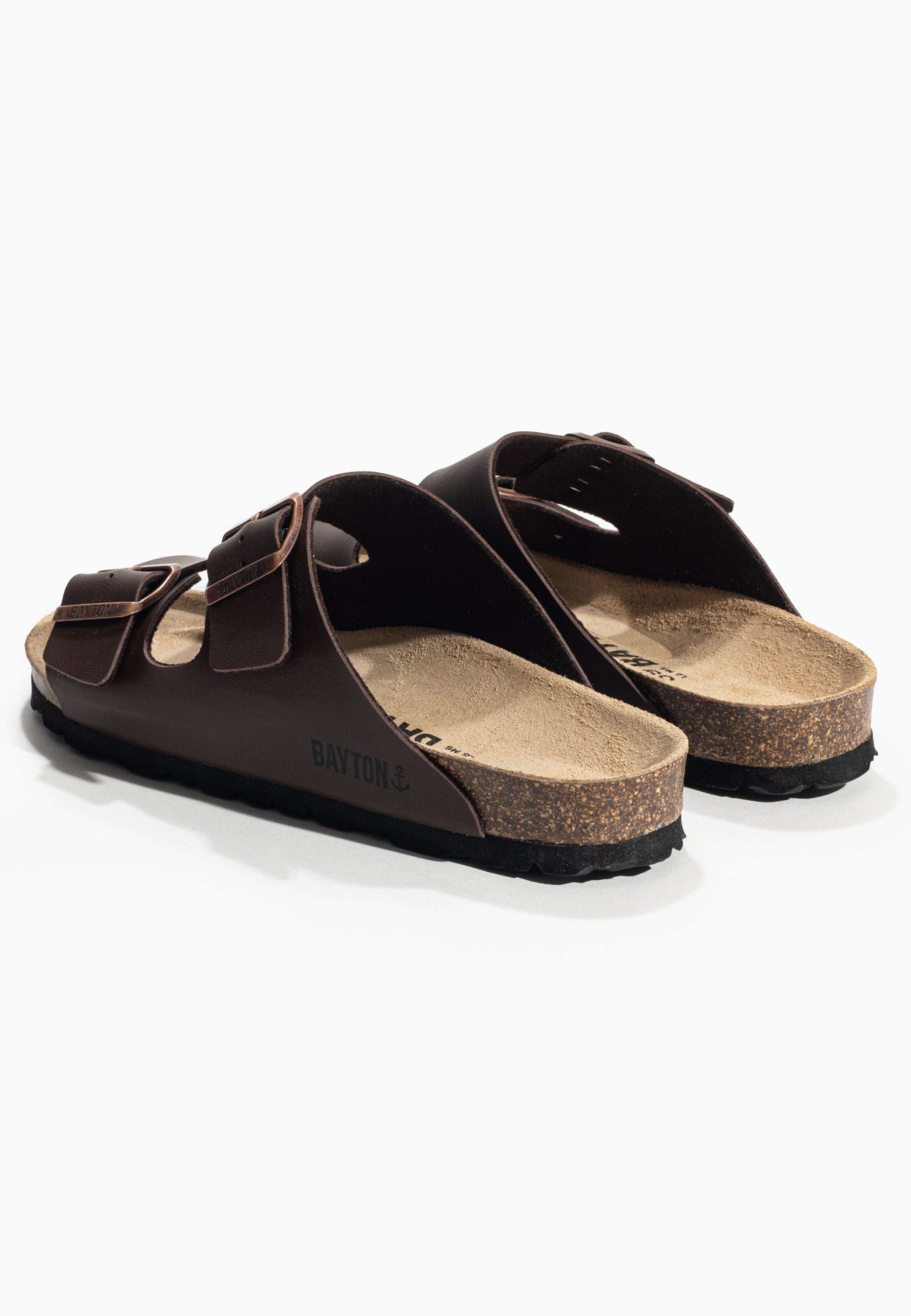 Sandales 2 Brides Baltic Marron