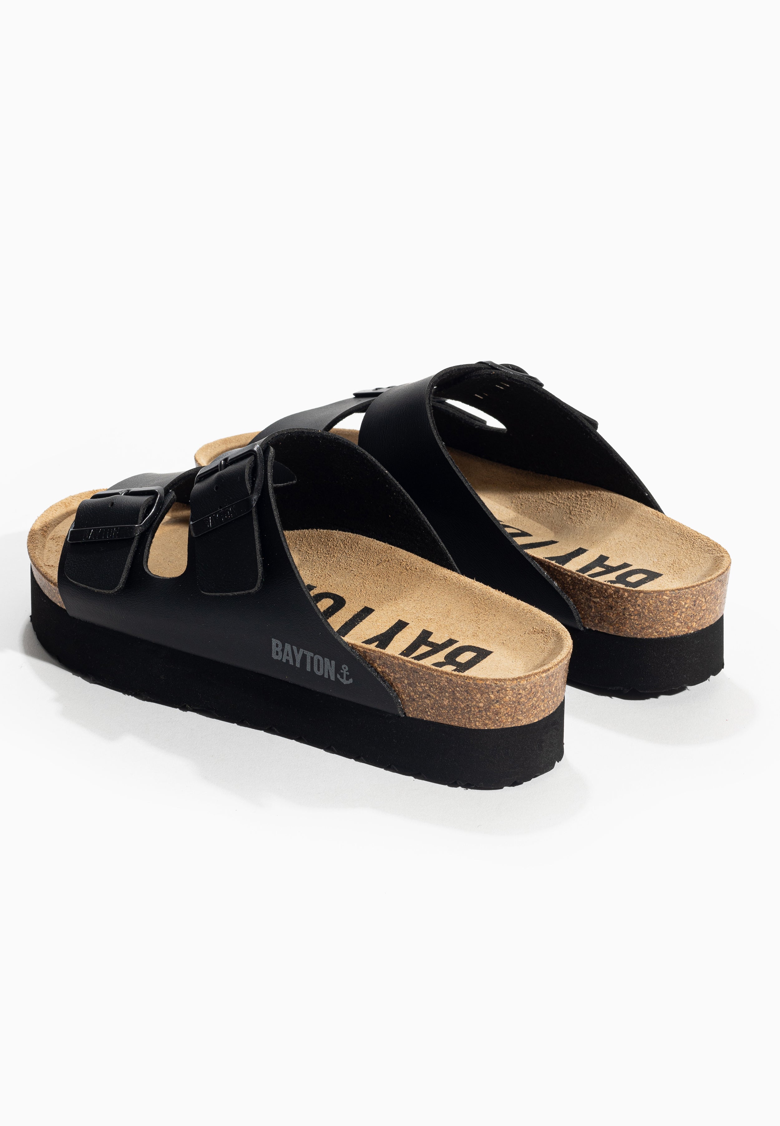 Black Japet Platform Sandals