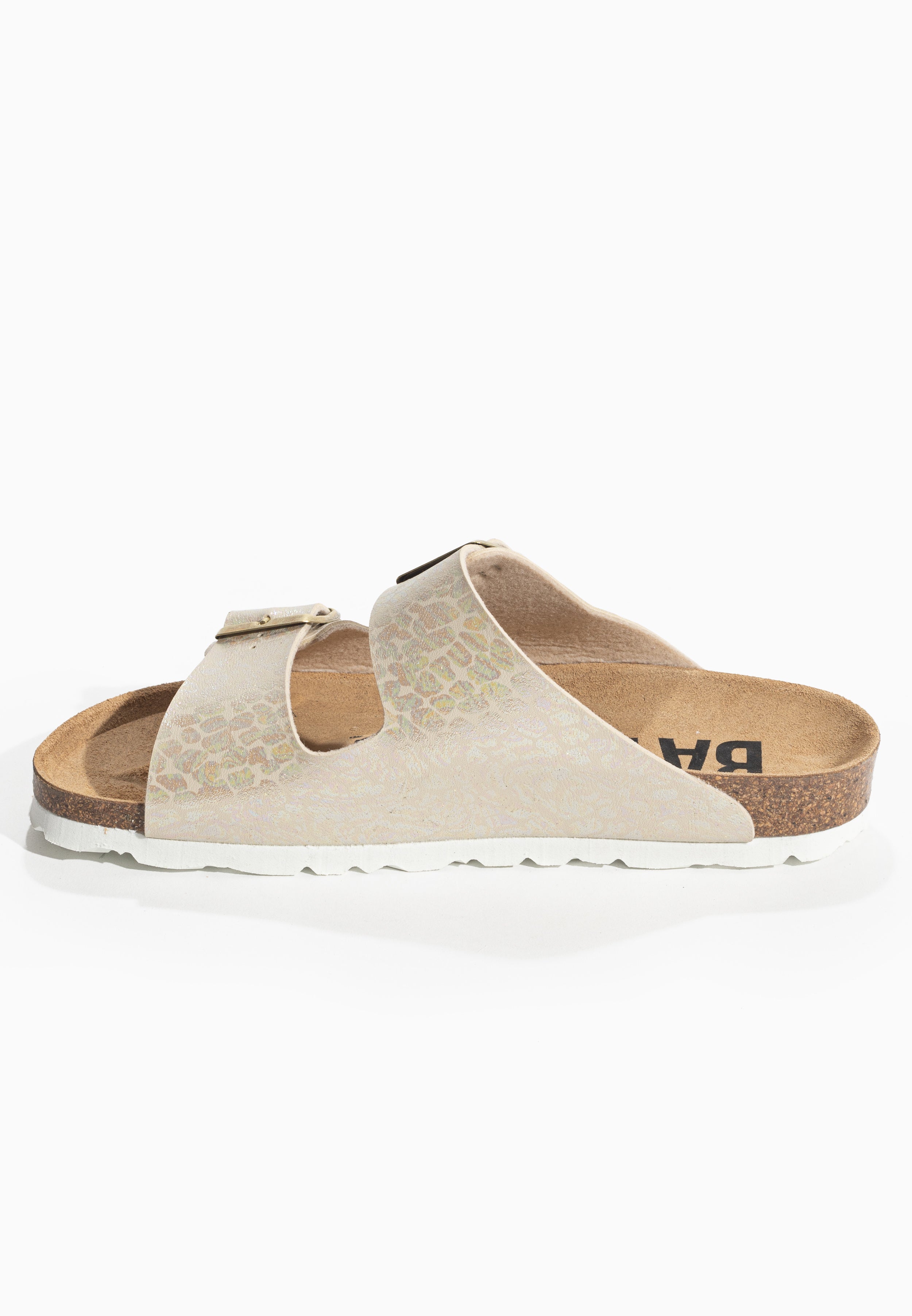 Sandales 2 Brides Atlas Beige