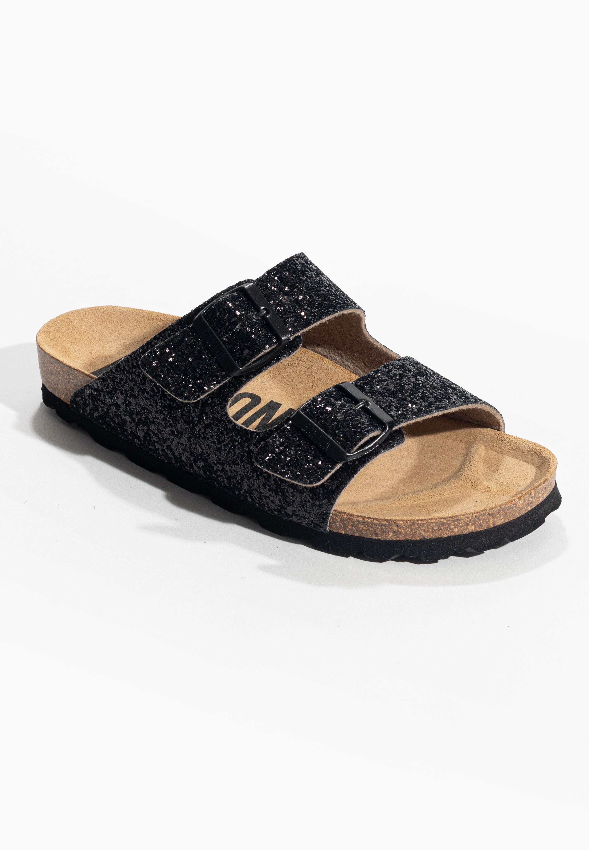 Sandalias Atlas Black con purpurina
