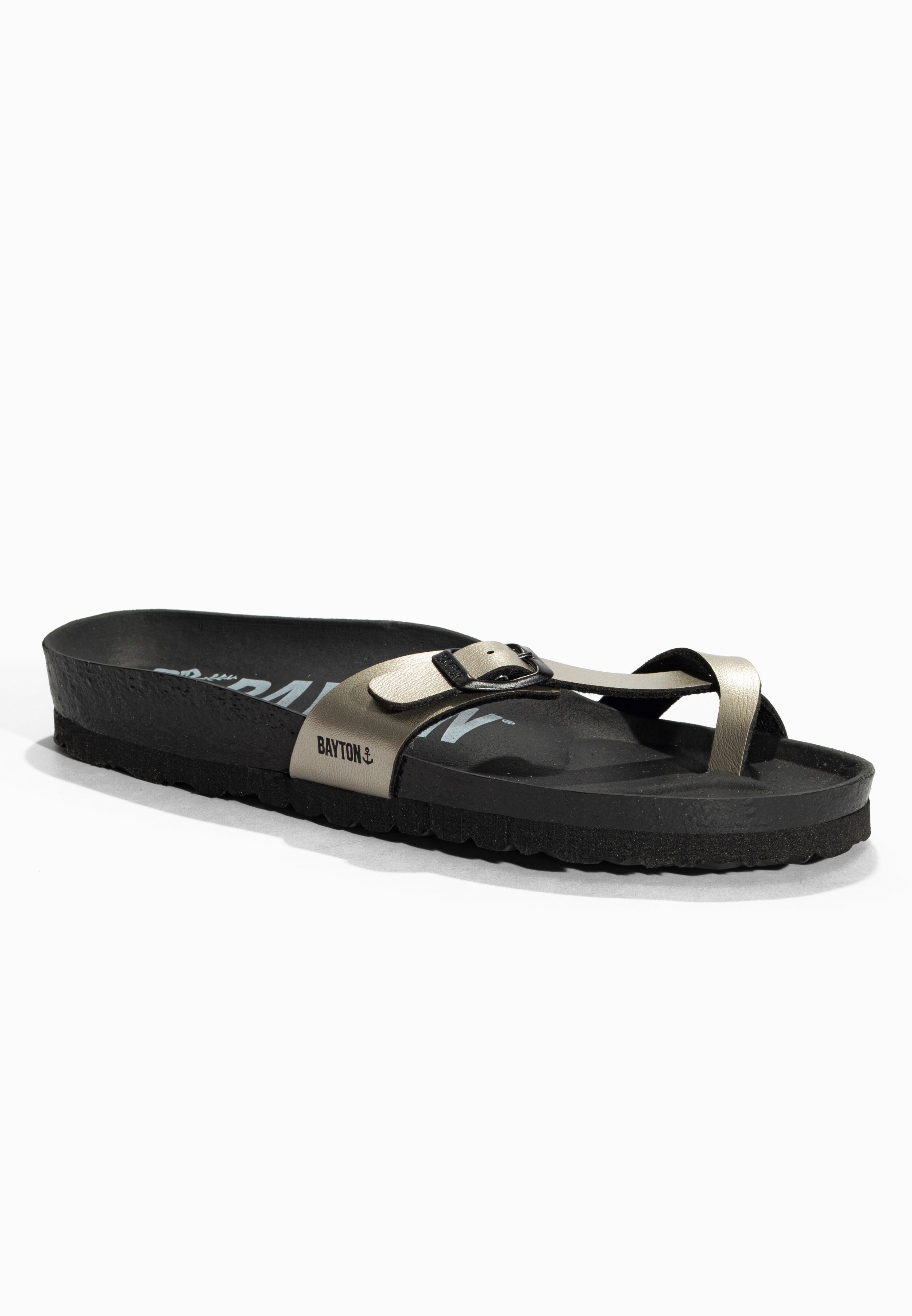 Junon Mocha Toe-Strap Sandals