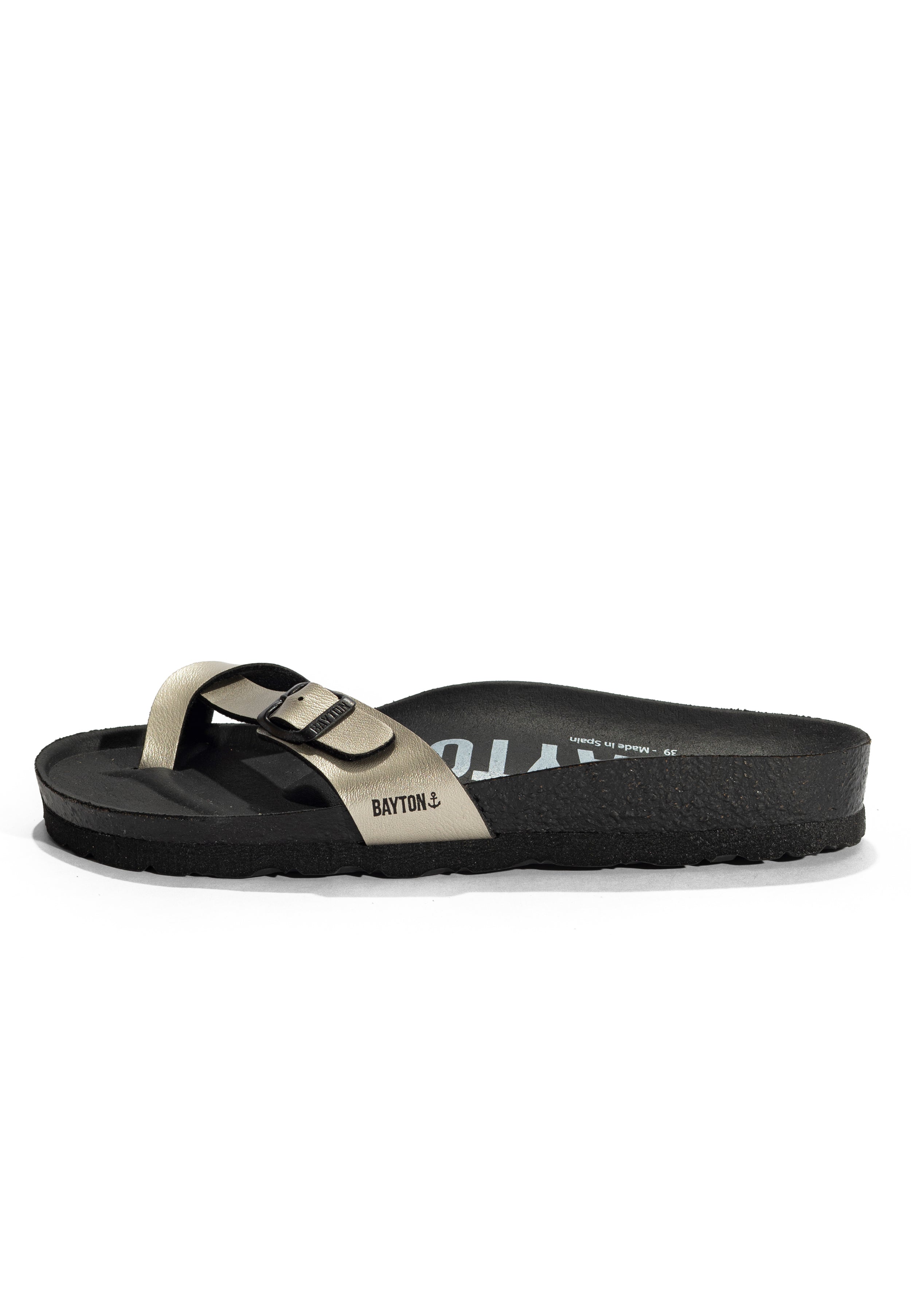 Junon Mocha Toe-Strap Sandals