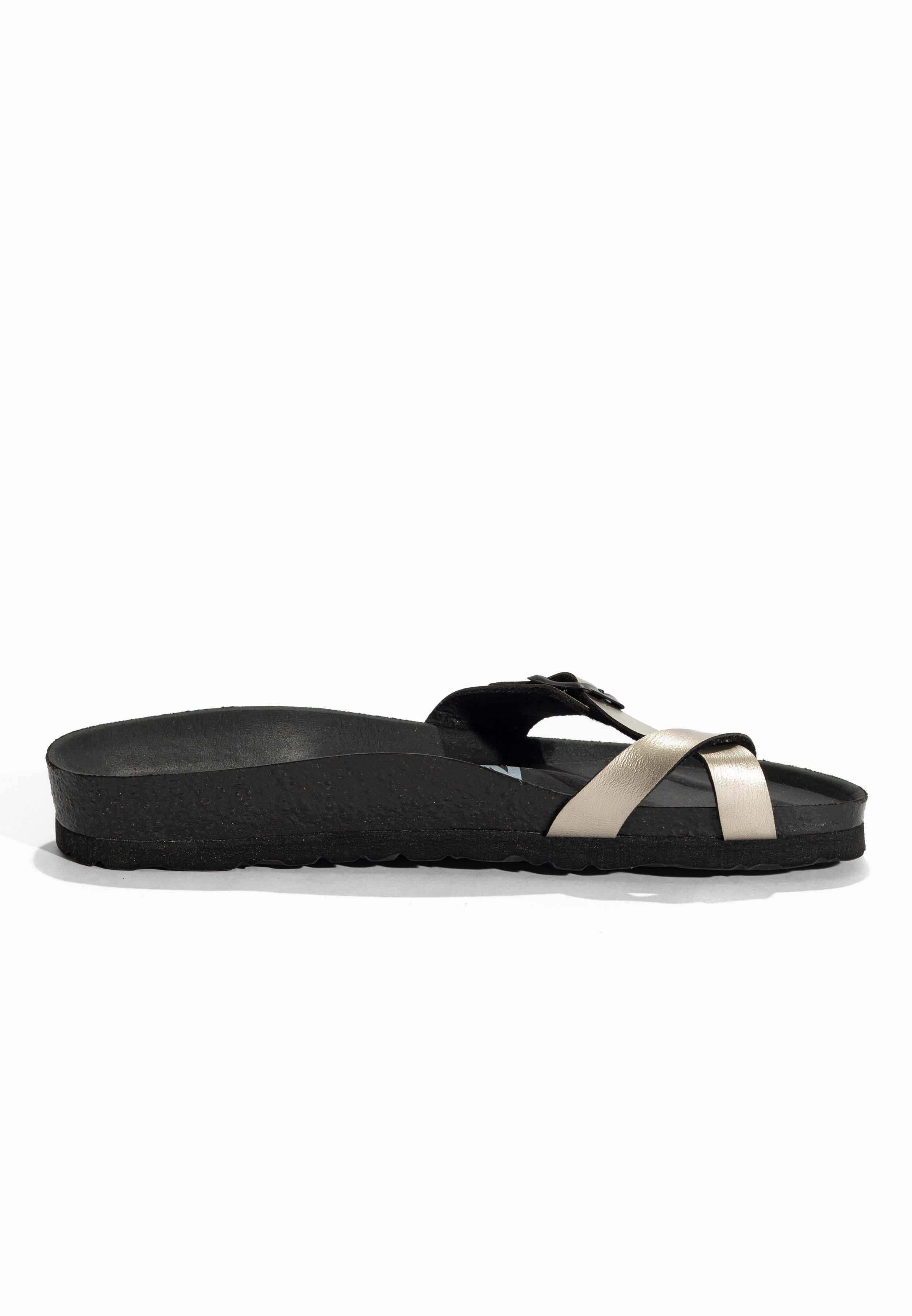 Junon Mocha Toe-Strap Sandals