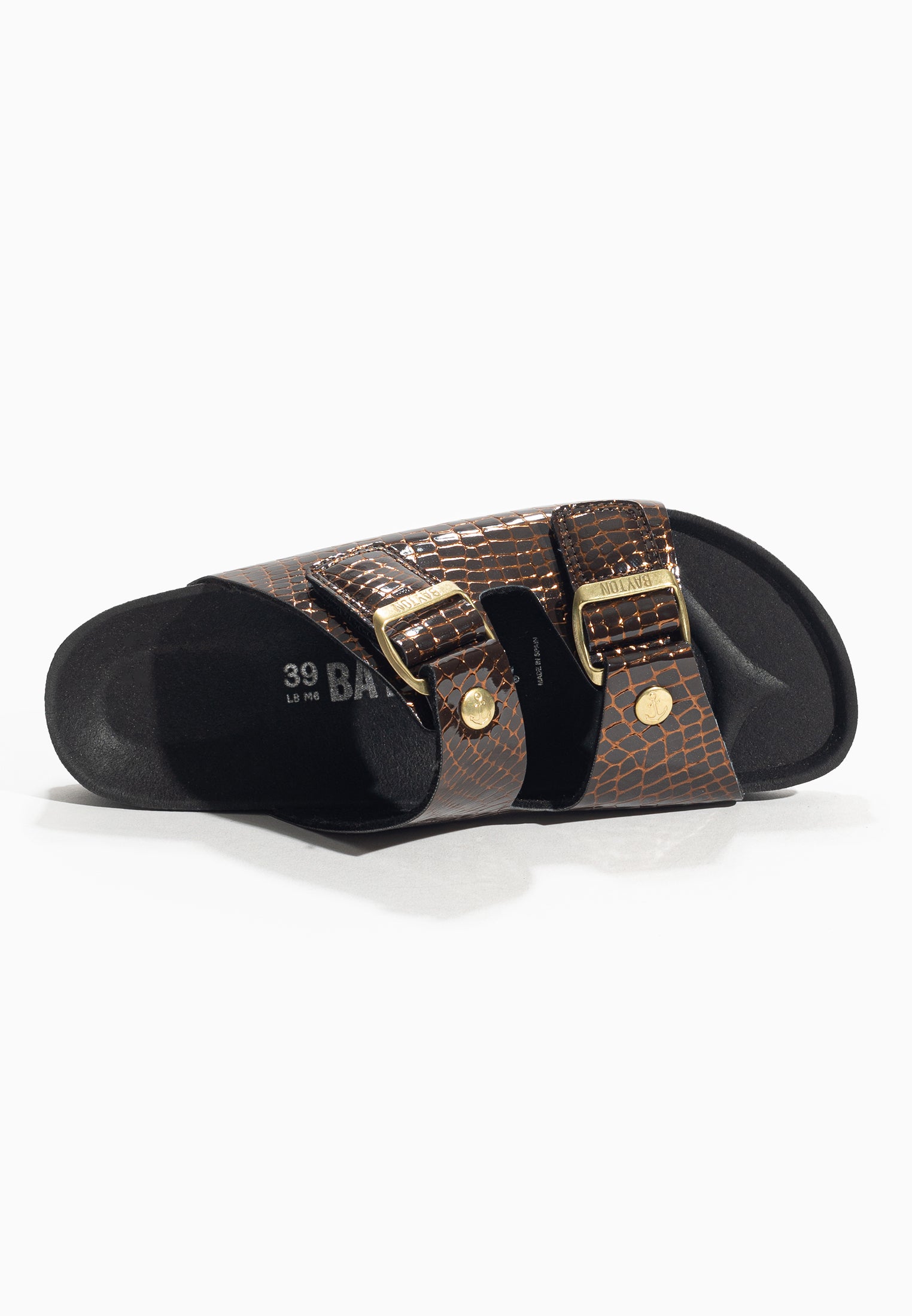 Sandales Cezanne Marron 2 Brides