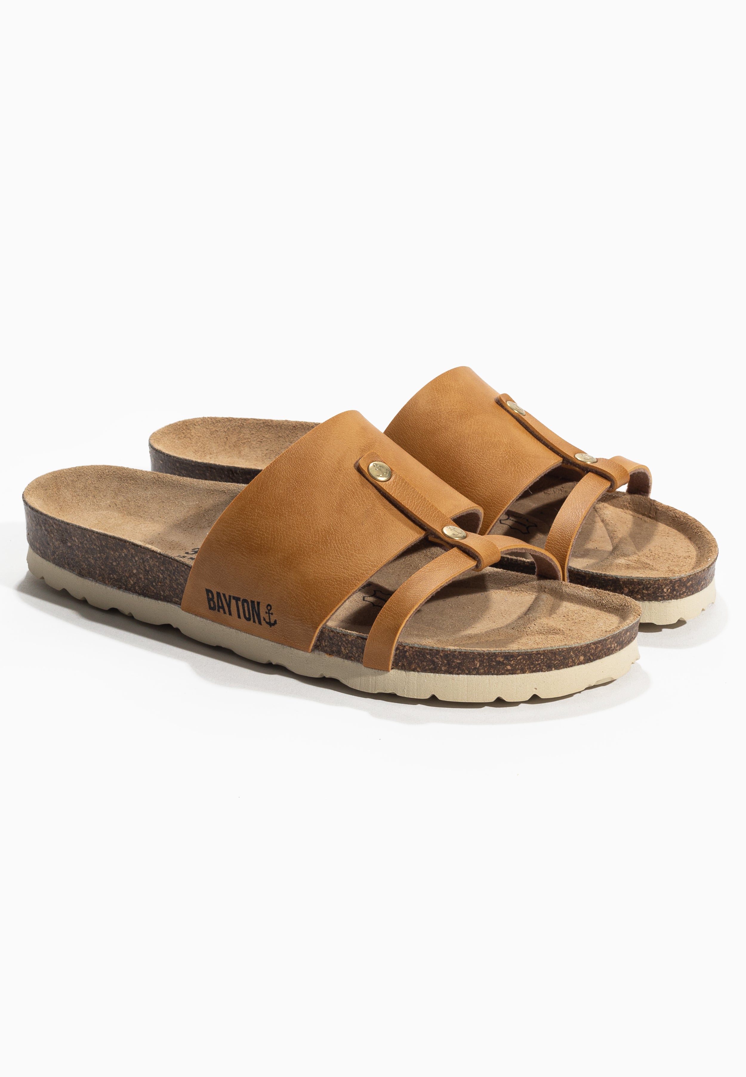 Sandales Sisley Camel 2 Brides