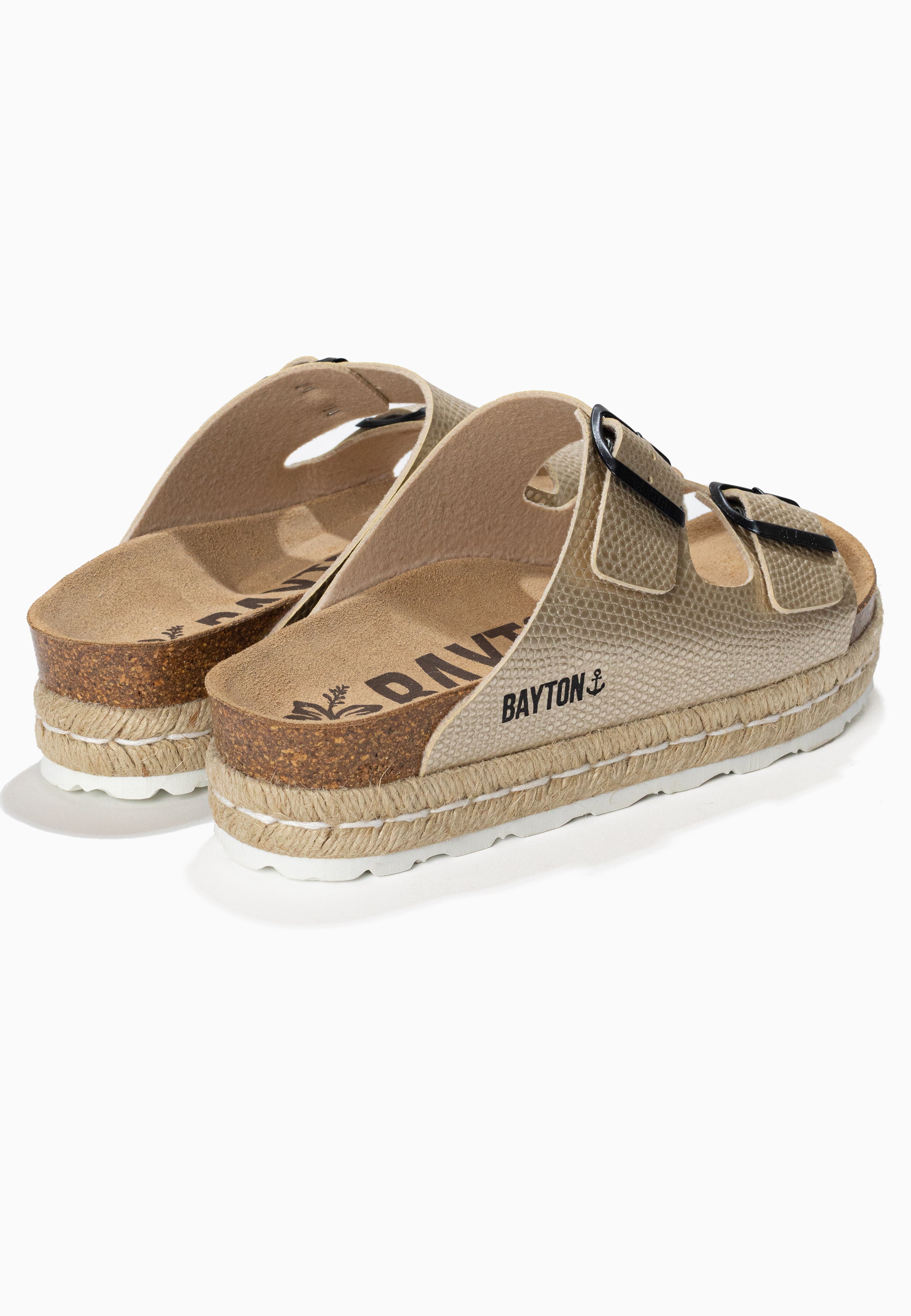 Alcee Gold Platform Sandals