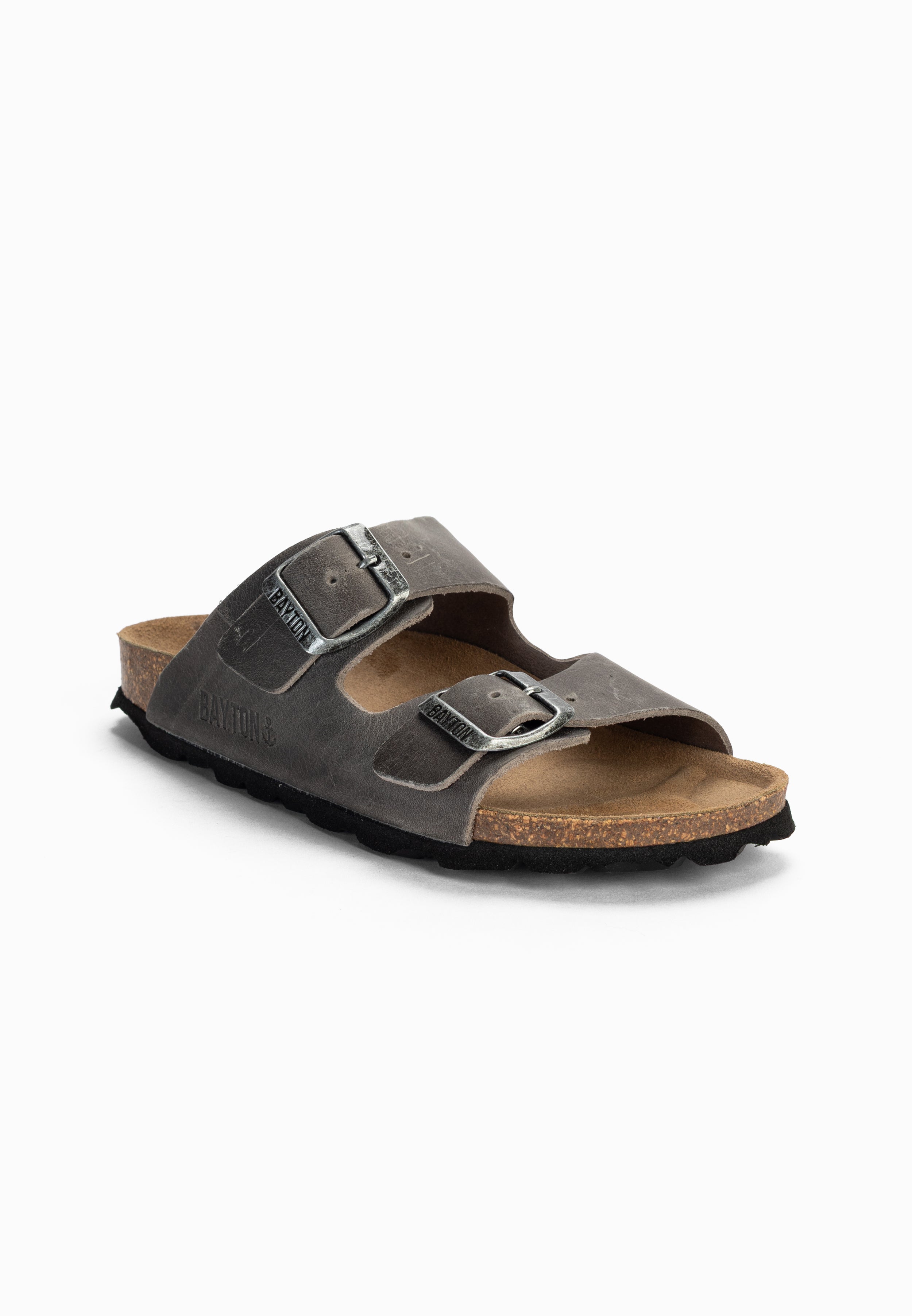 Sandales Atlas Anthracite 100% Cuir
