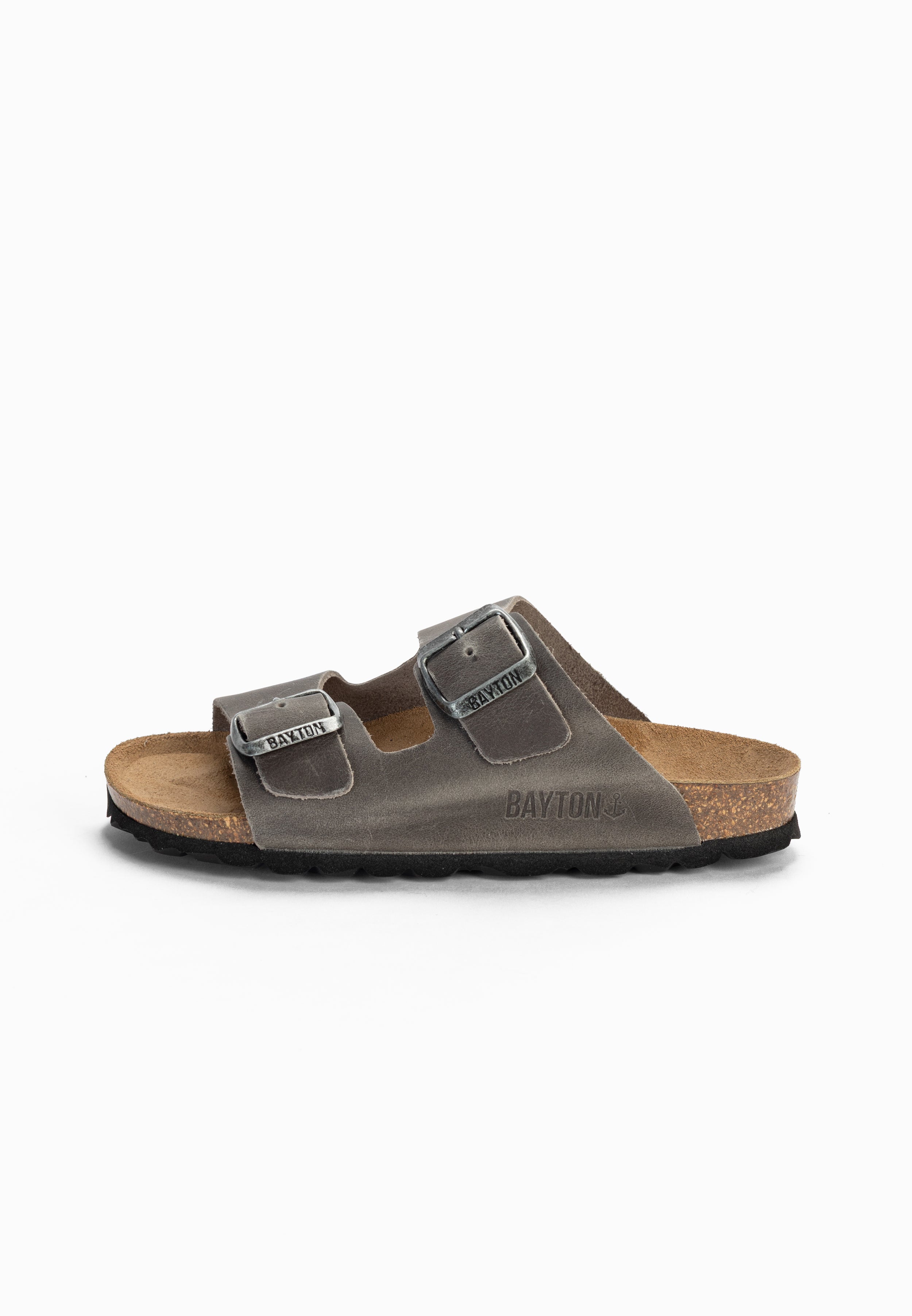 Sandales Atlas Anthracite 100% Cuir