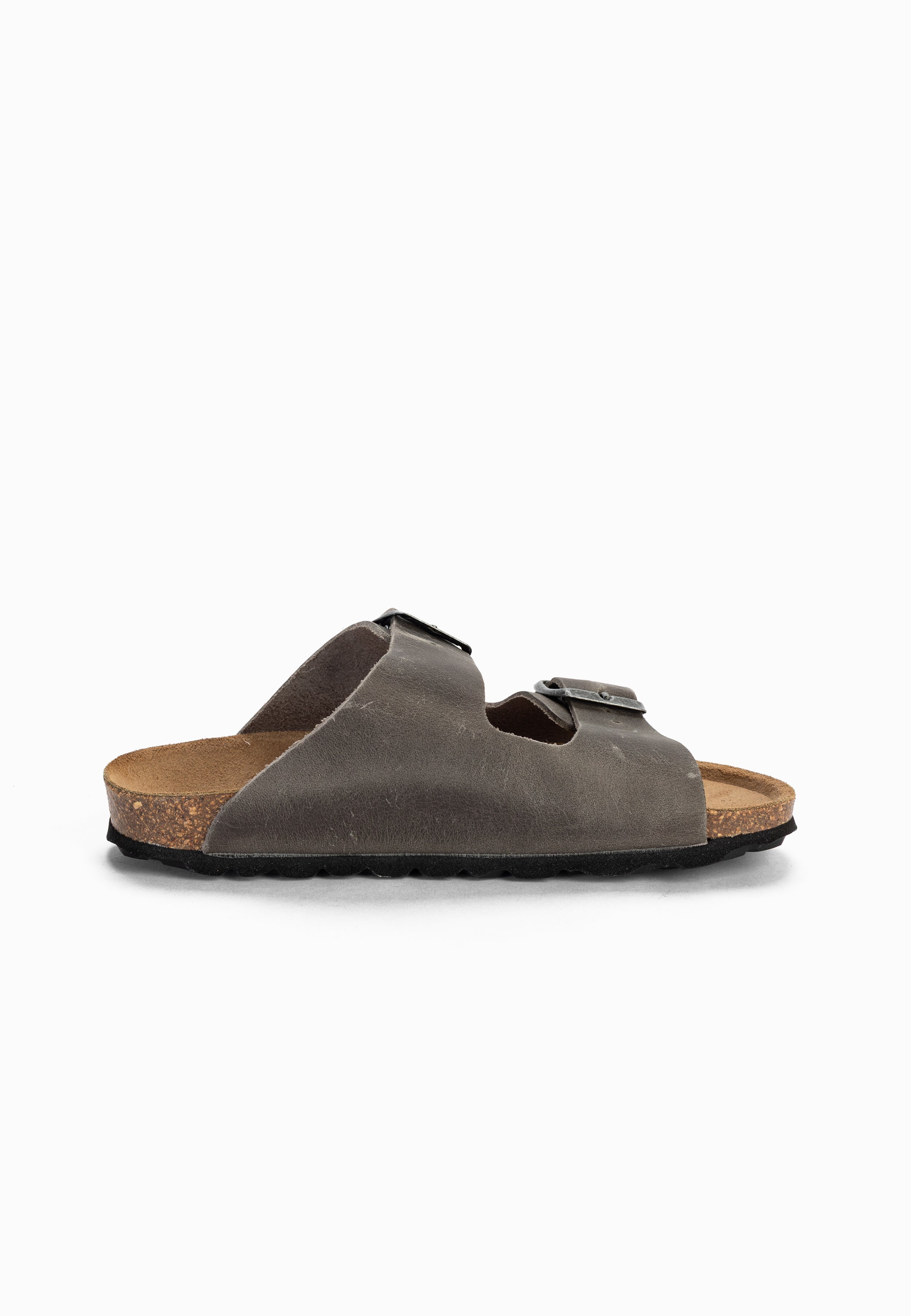 Sandales Atlas Anthracite 100% Cuir