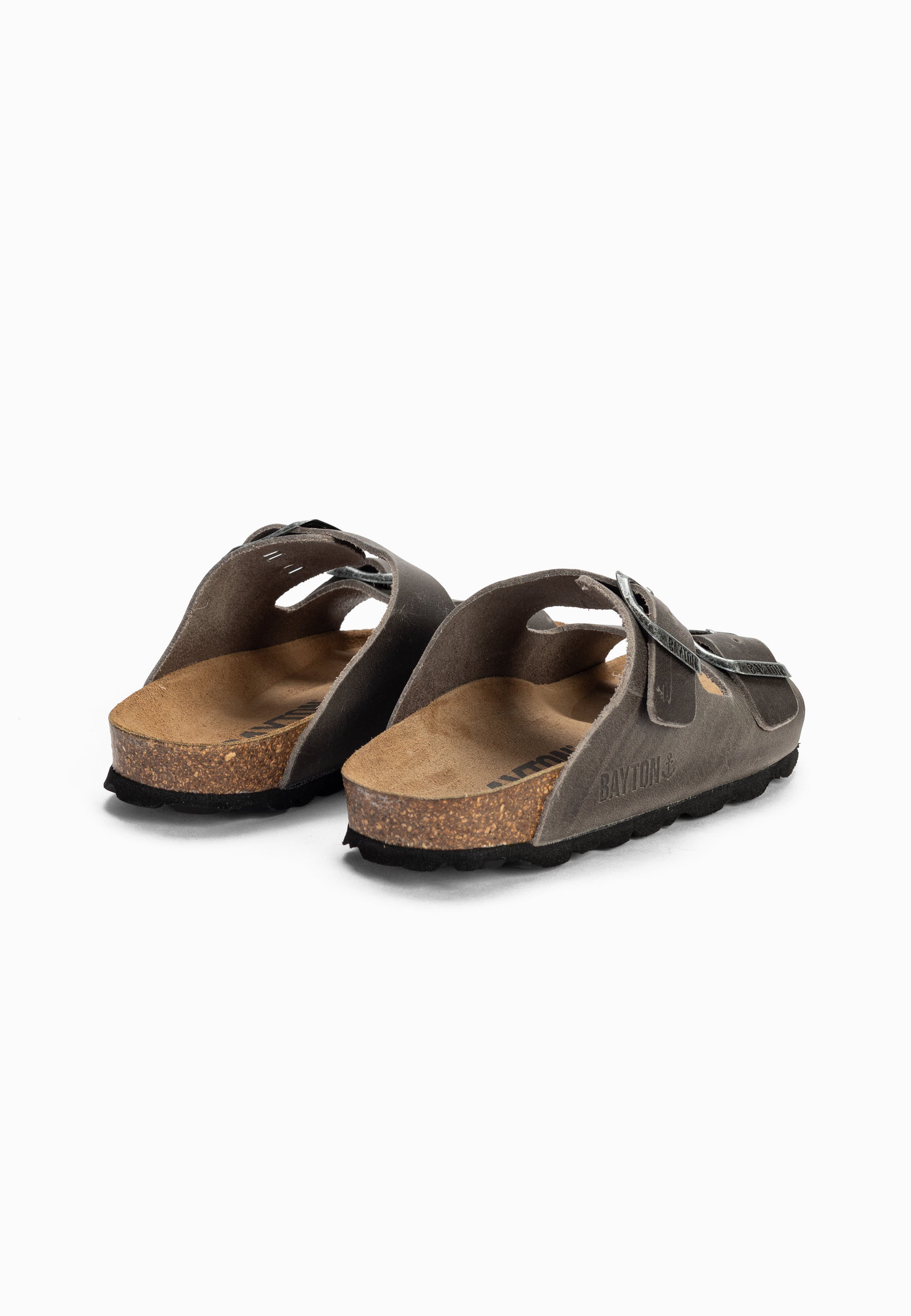 Sandales Atlas Anthracite 100% Cuir