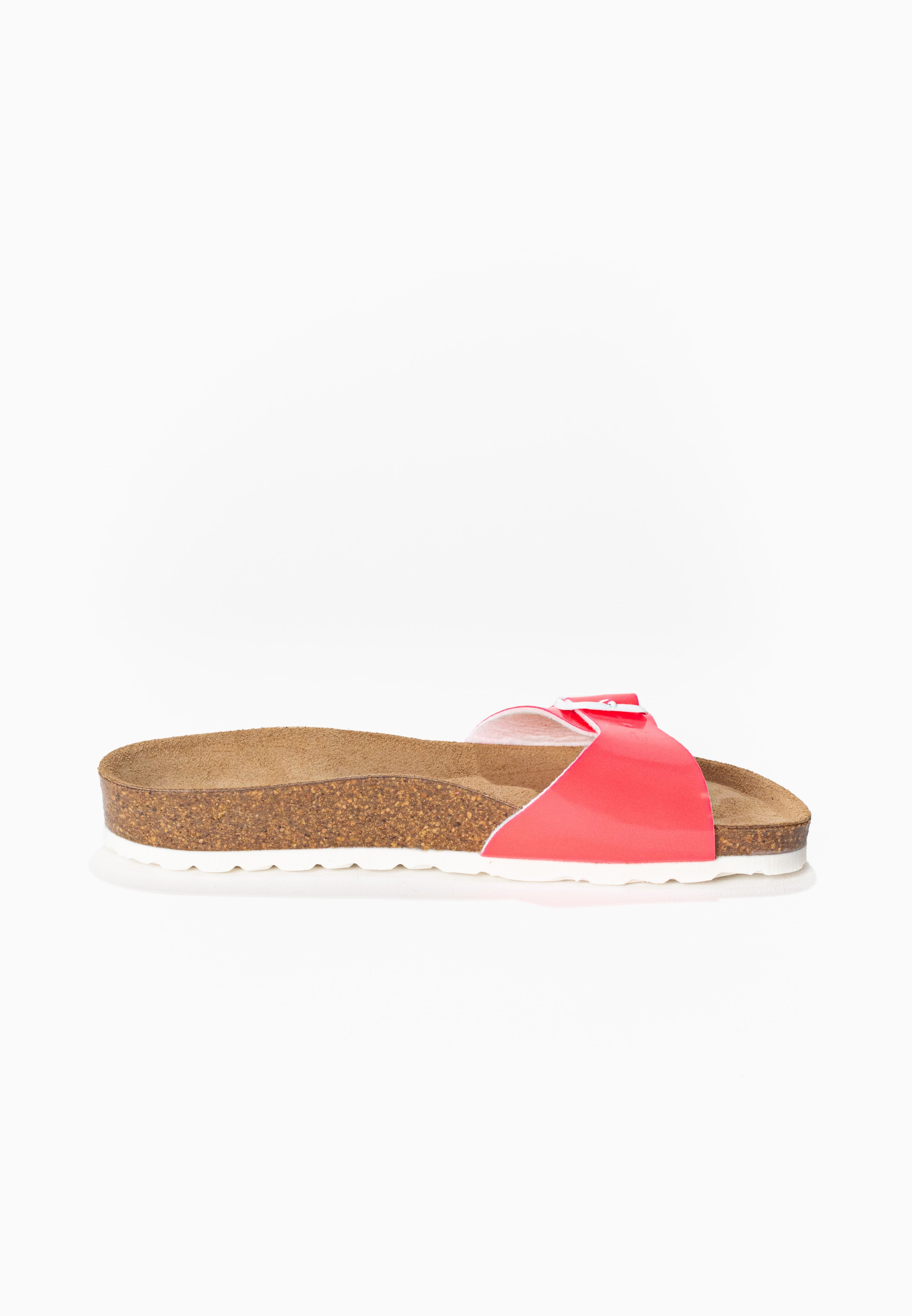 Sandalias Zephyr rosa neón