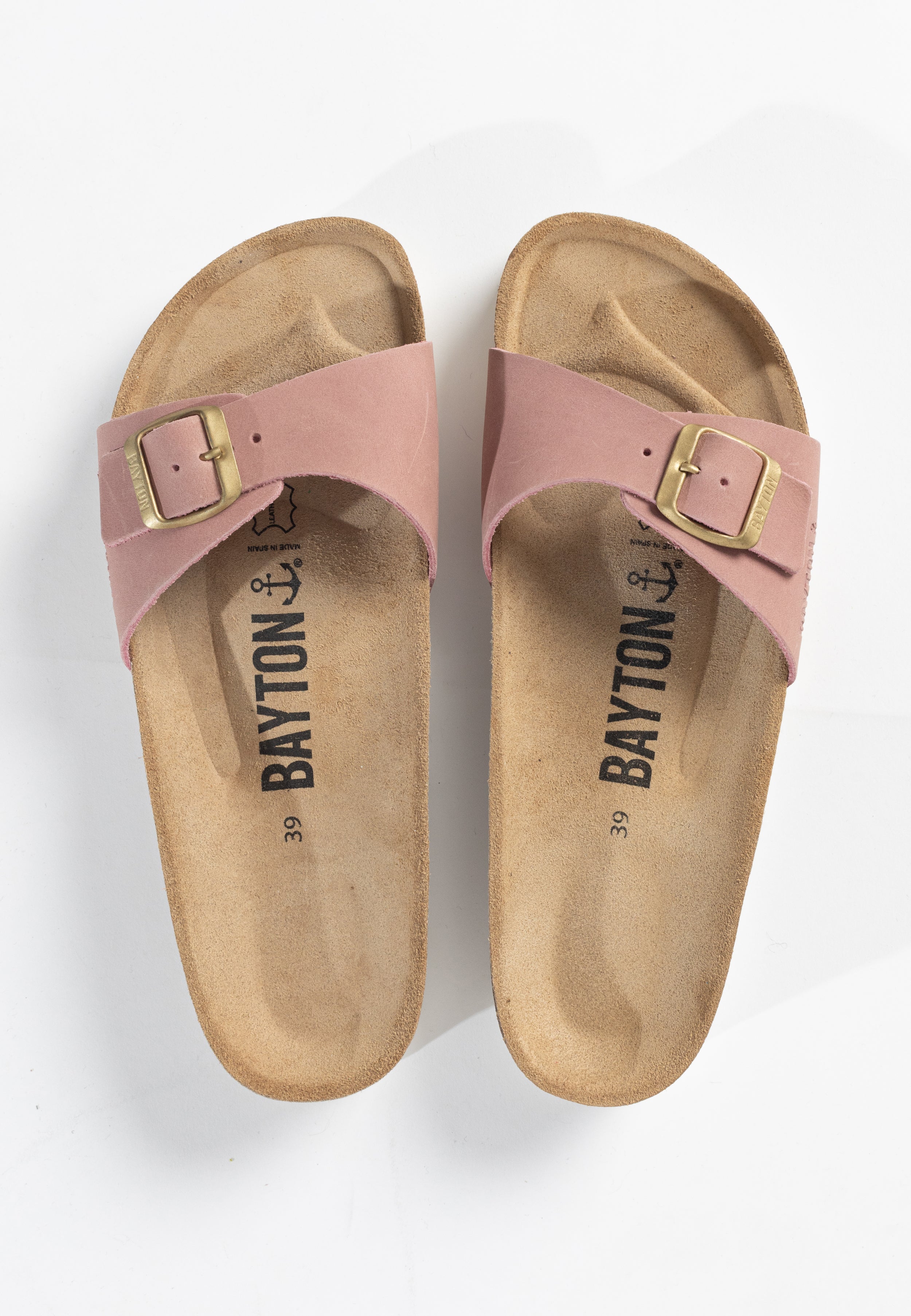 Zephyr Rose 100% Leather 1 Strap Sandals