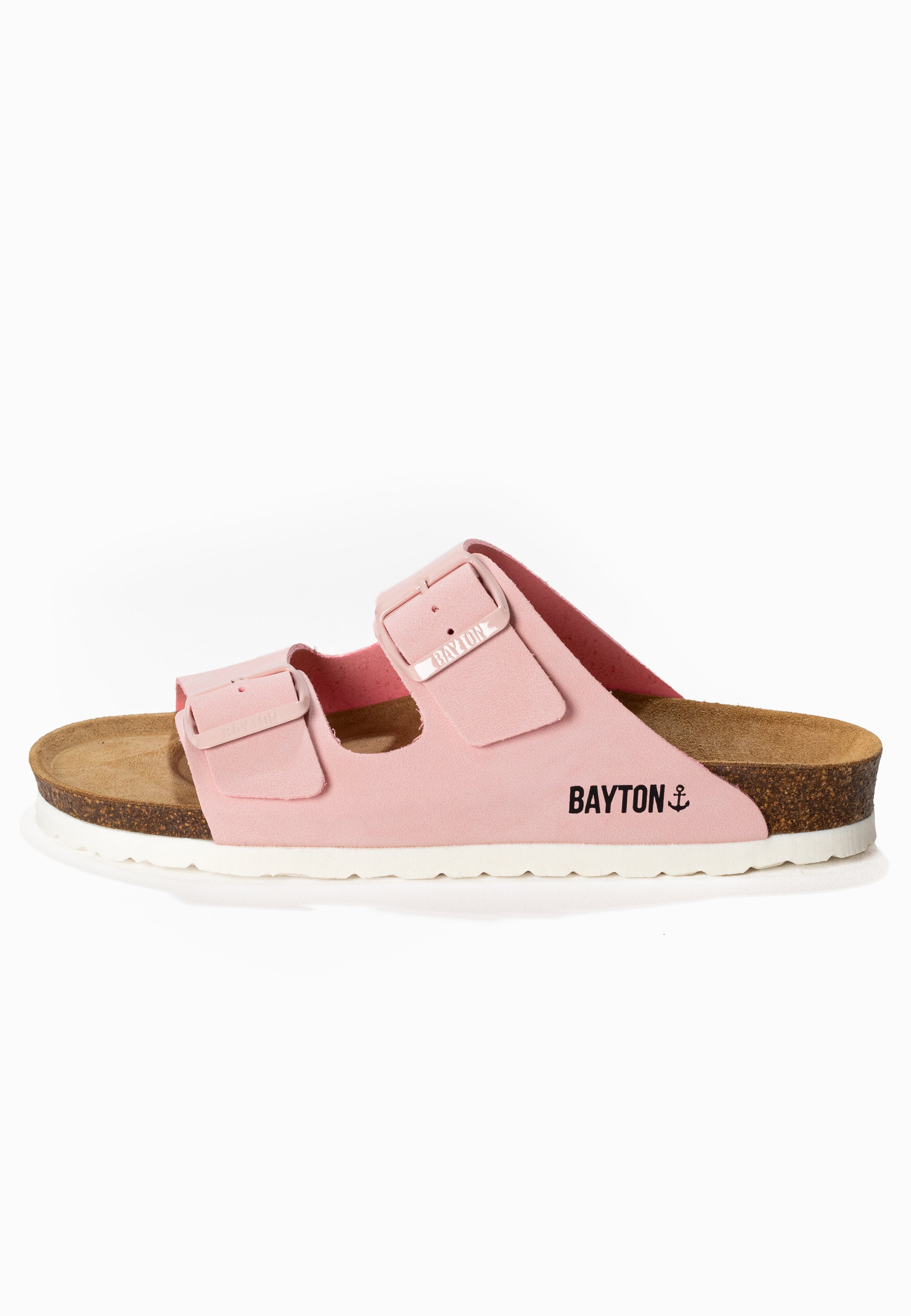 Sandales 2 Brides Atlas Rose