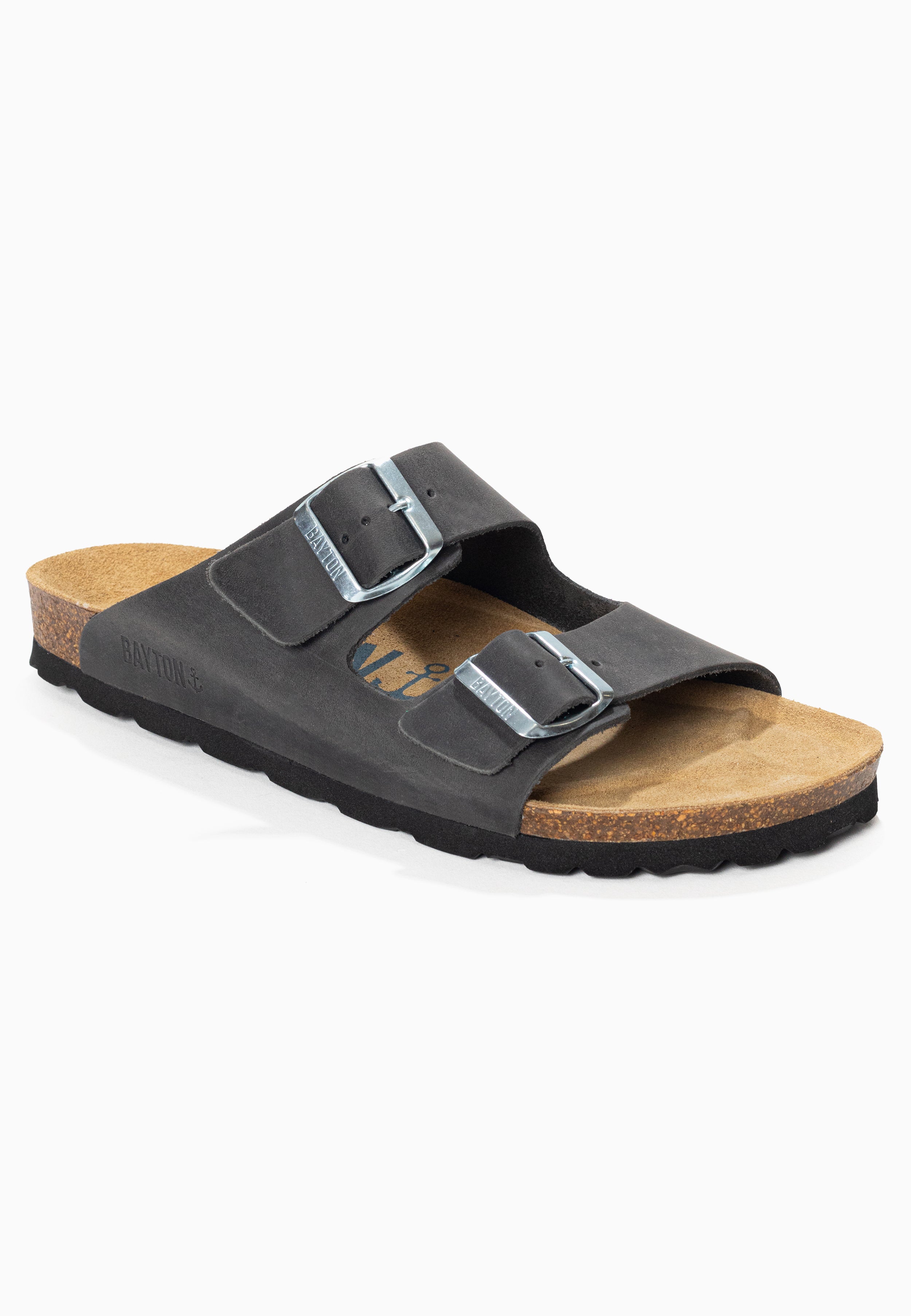 Sandales 2 Brides Atlas Anthracite