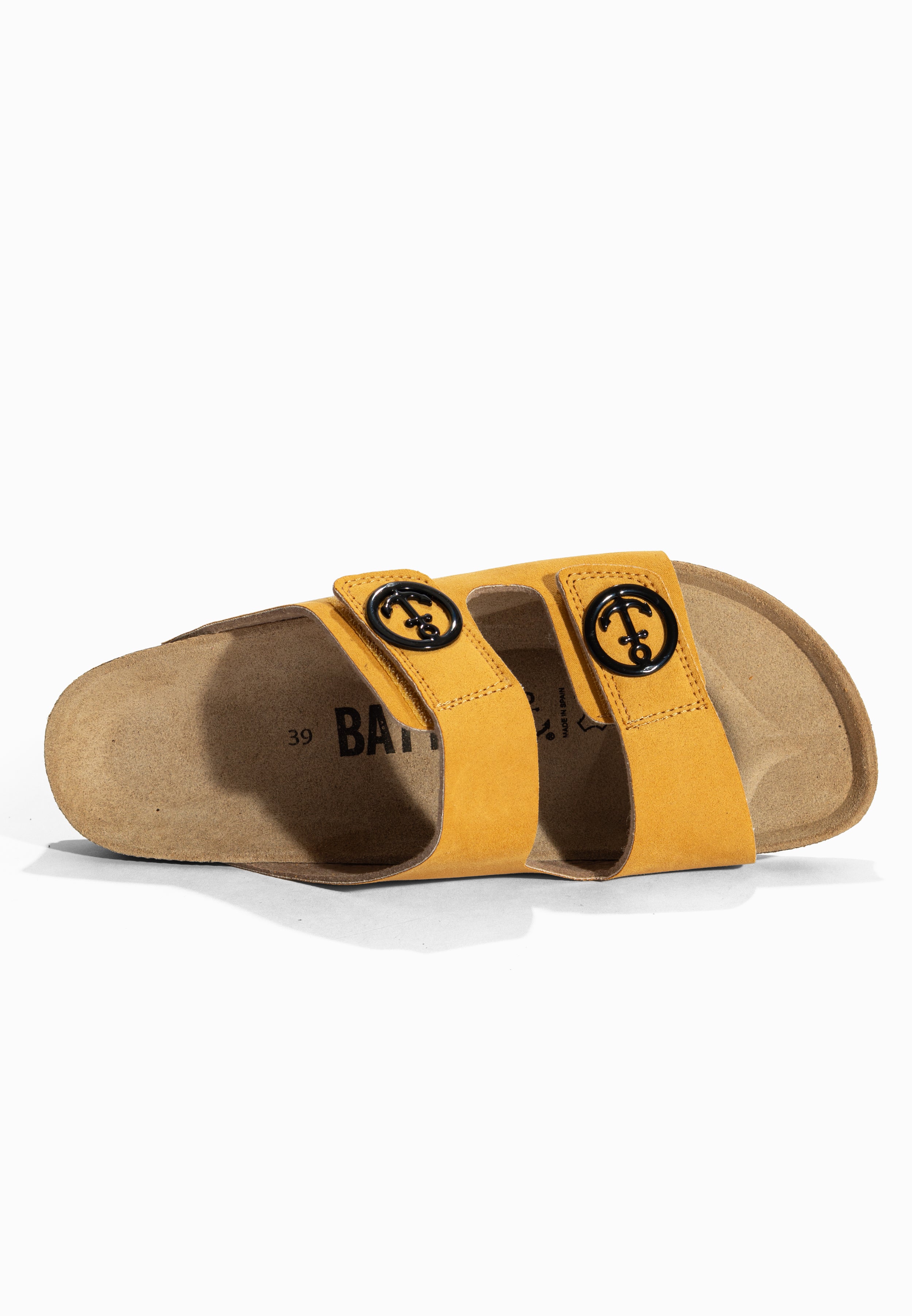 Anatol Yellow 2 Strap Sandals