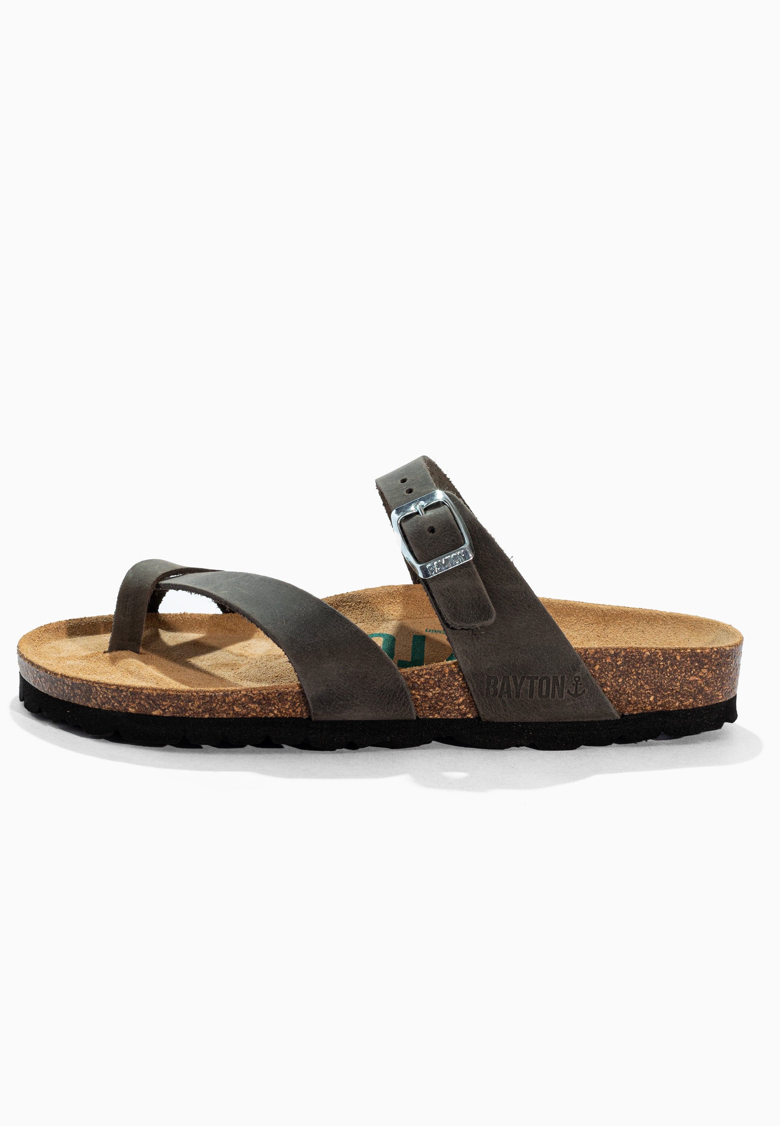 Sandales Diane Anthracite en Cuir