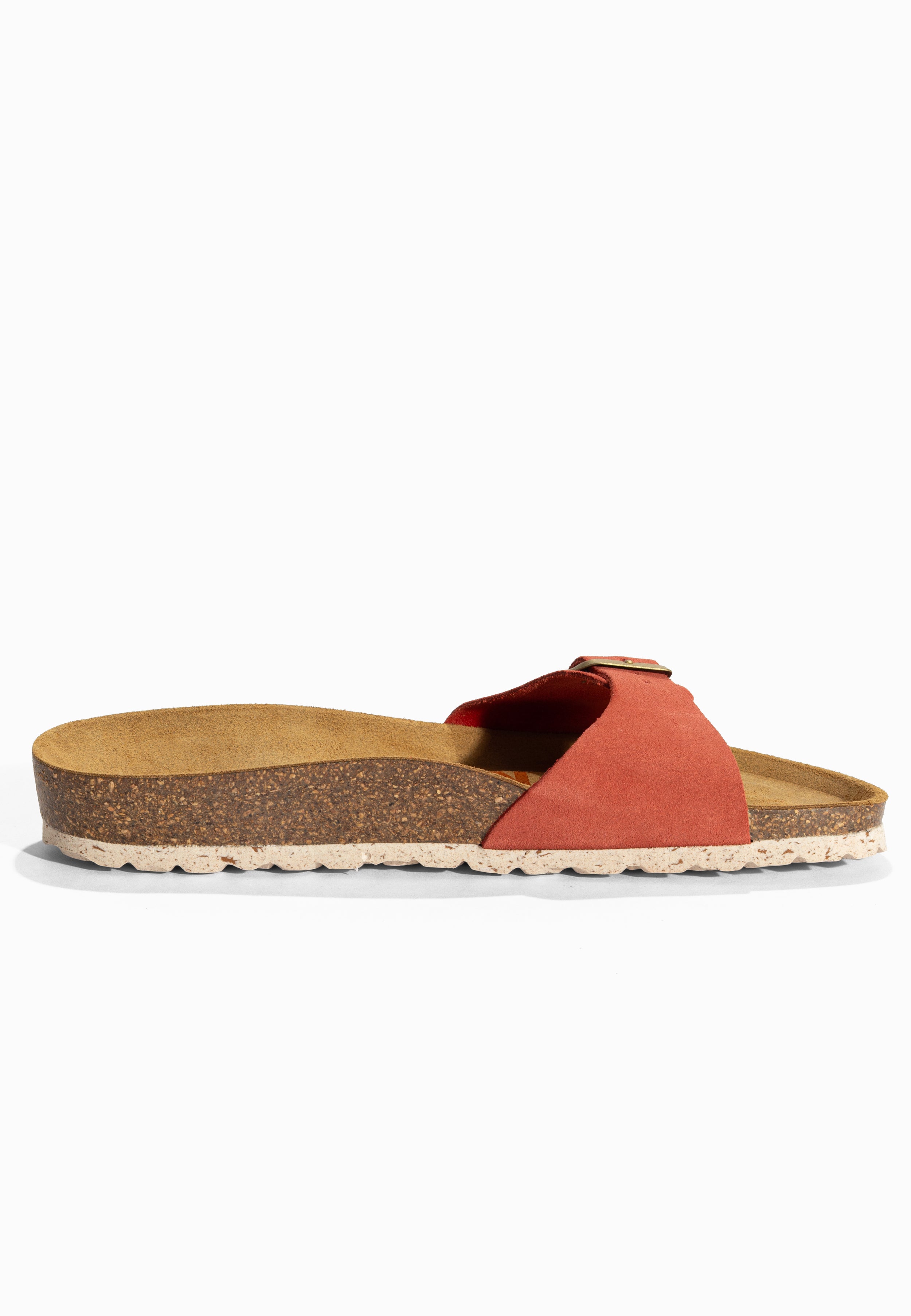 Sandales Zephyr Orange en Cuir Suédé