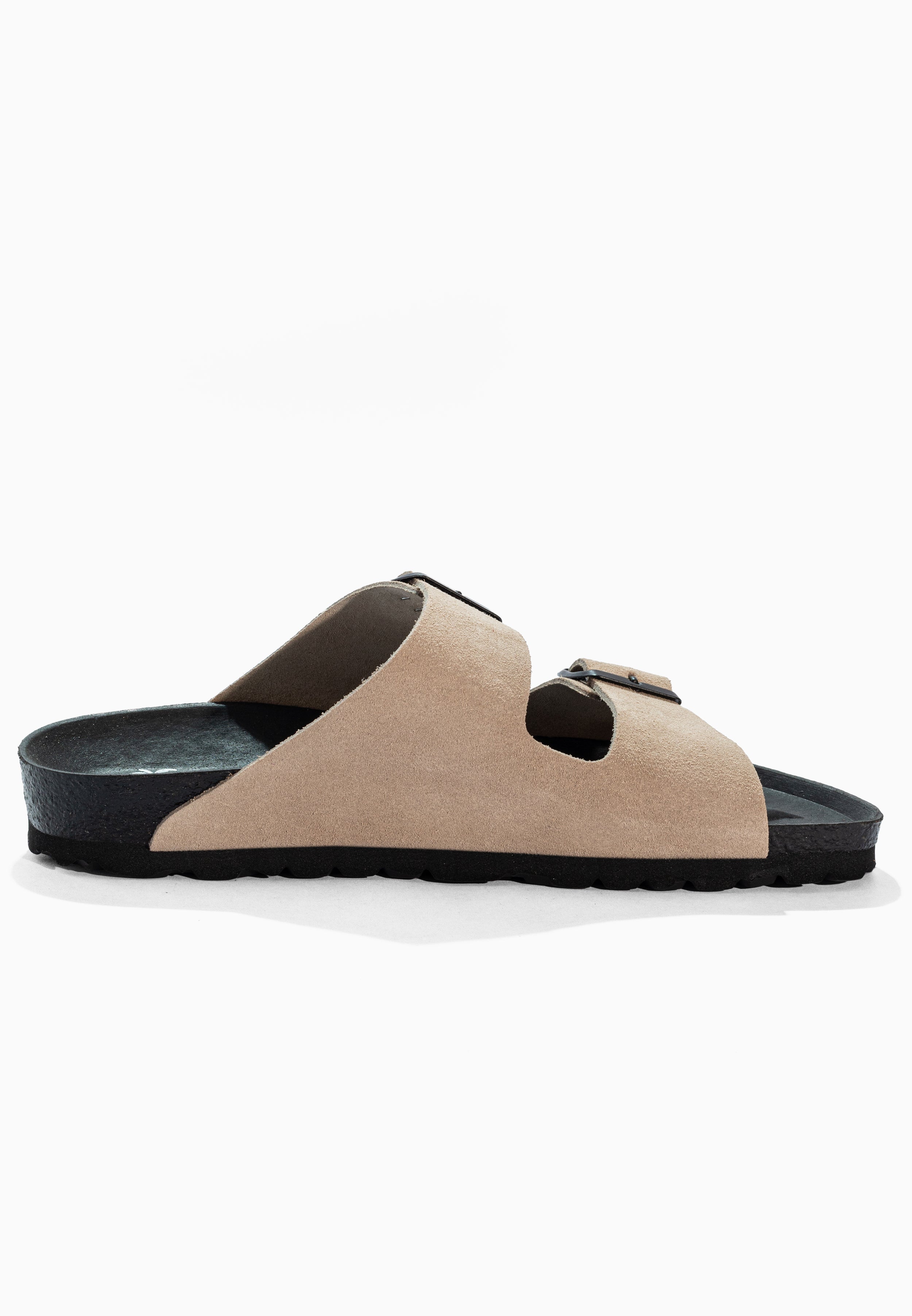 Sandales Atlas Beige en Cuir Suédé