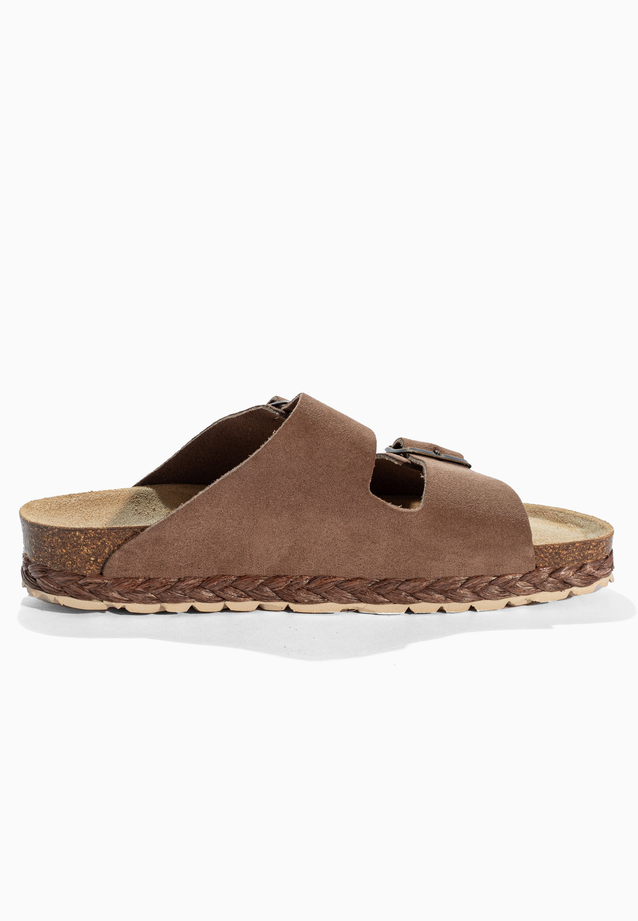 Sandales Benalla Beige en Cuir Suédé