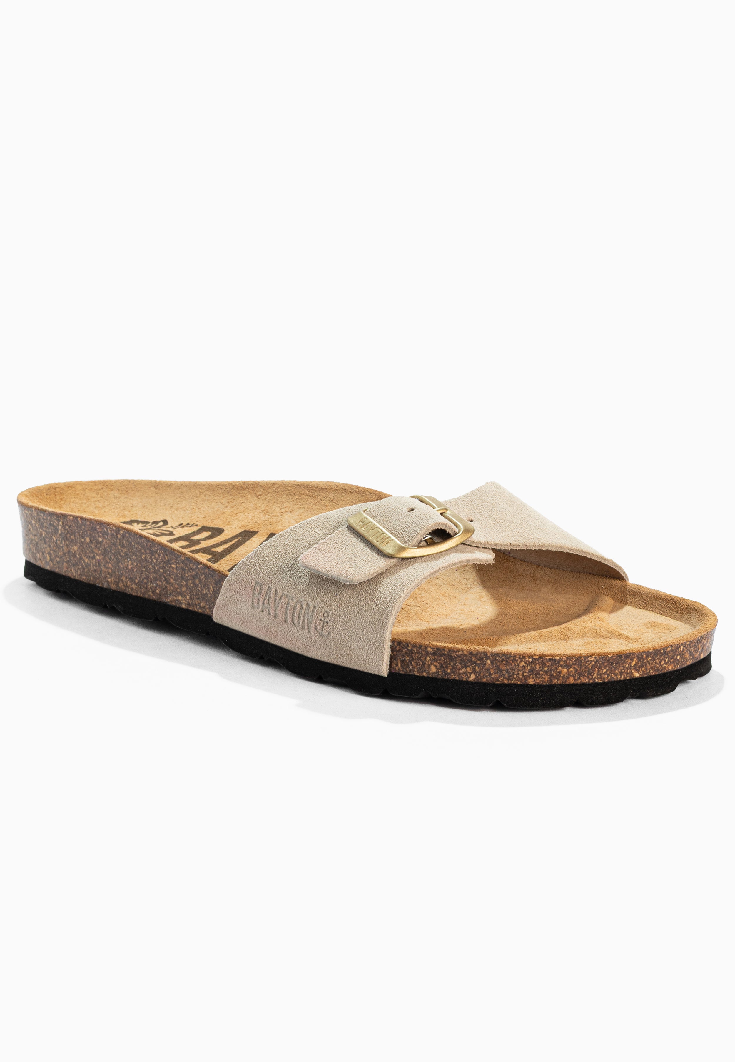 Sandales Zephyr Beige en Cuir Suédé