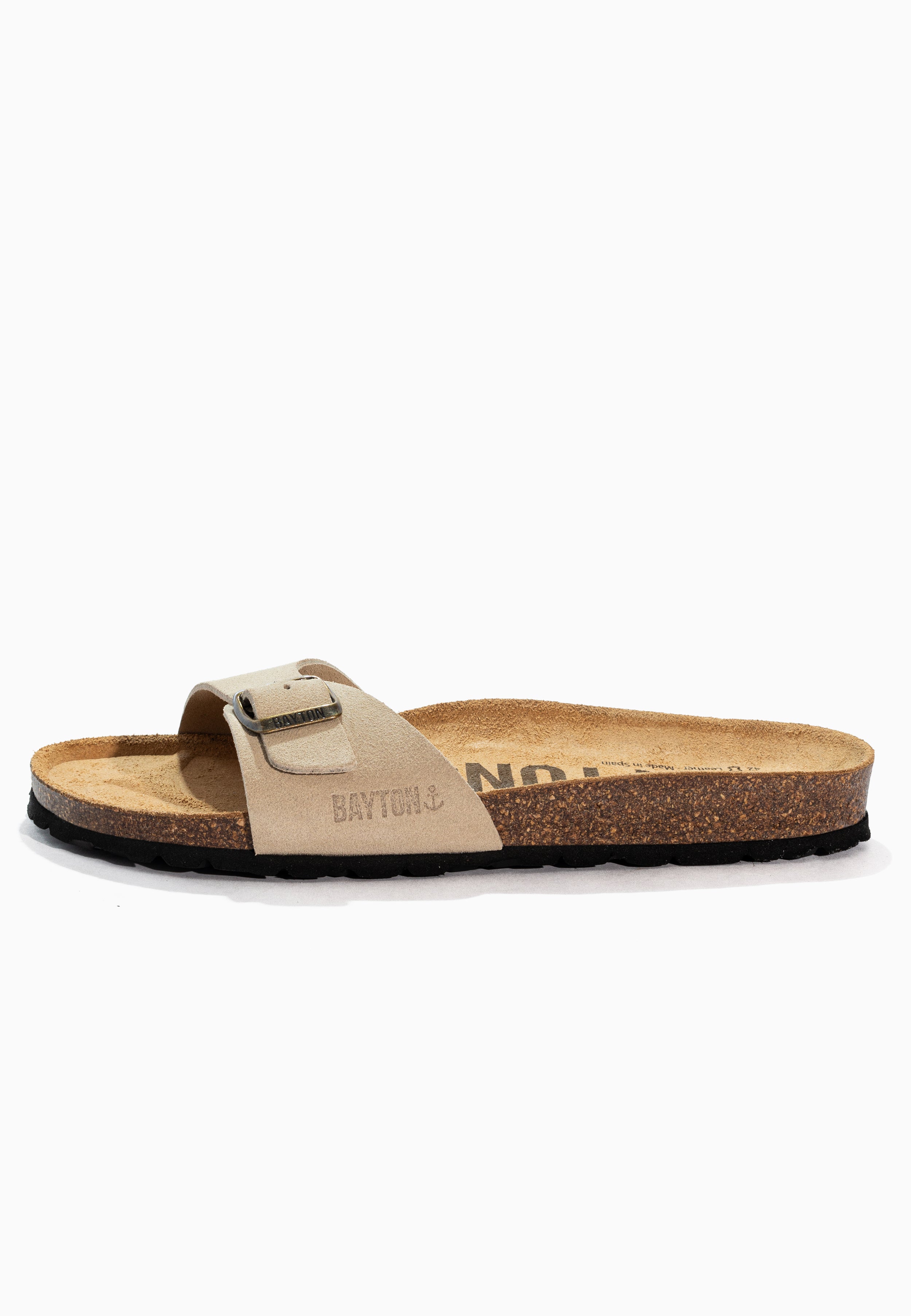 Sandales Zephyr Beige en Cuir Suédé