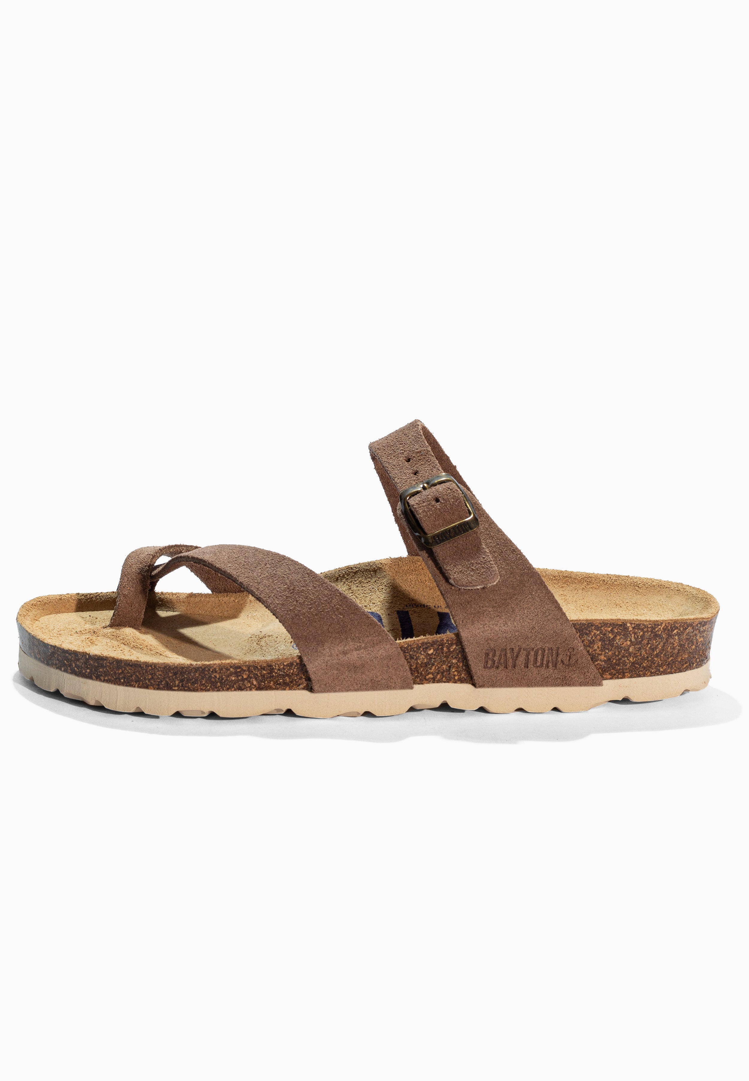Sandales Diane Beige en Cuir Suédé