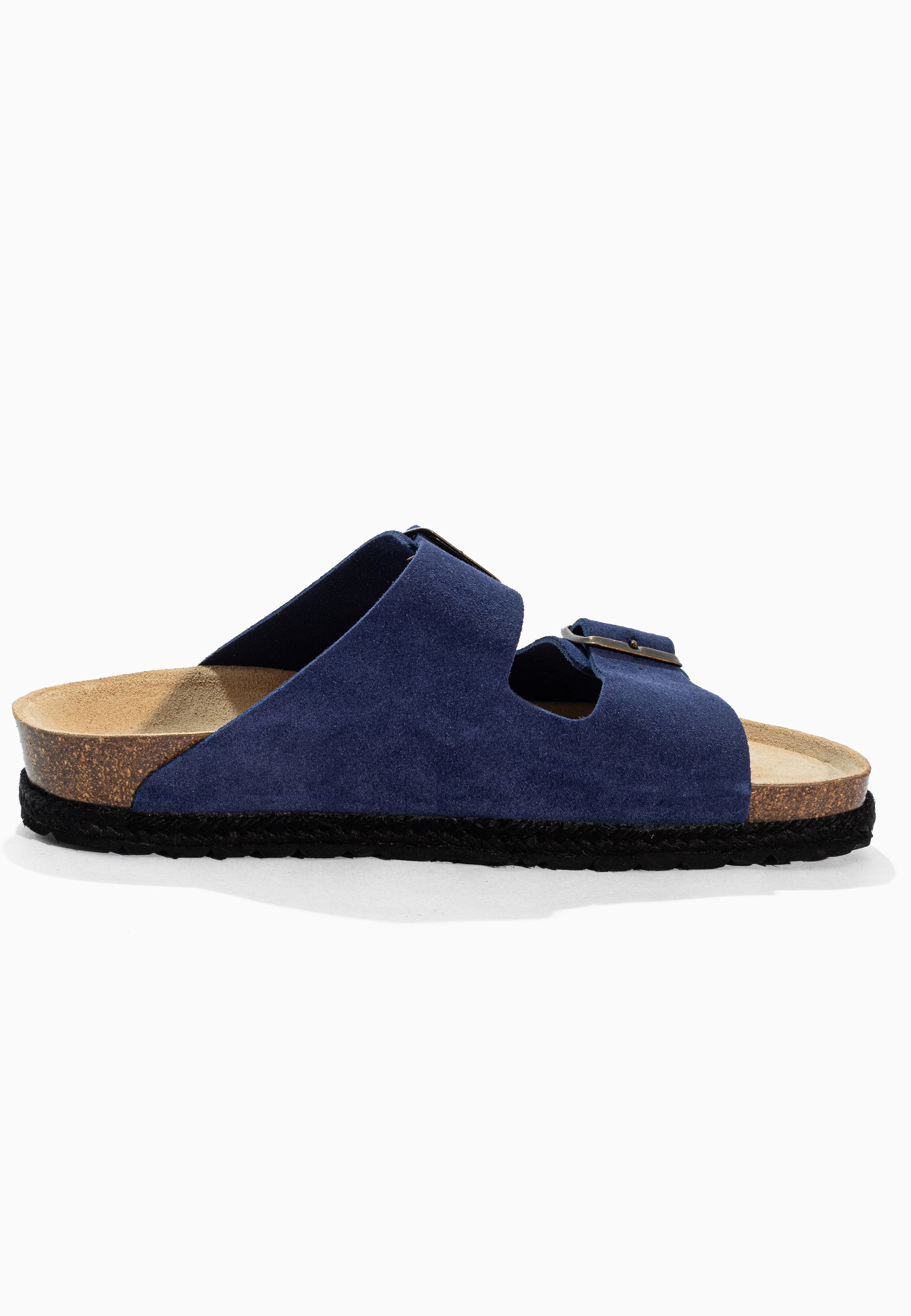 Sandales Benalla Bleu marine en Cuir Suédé