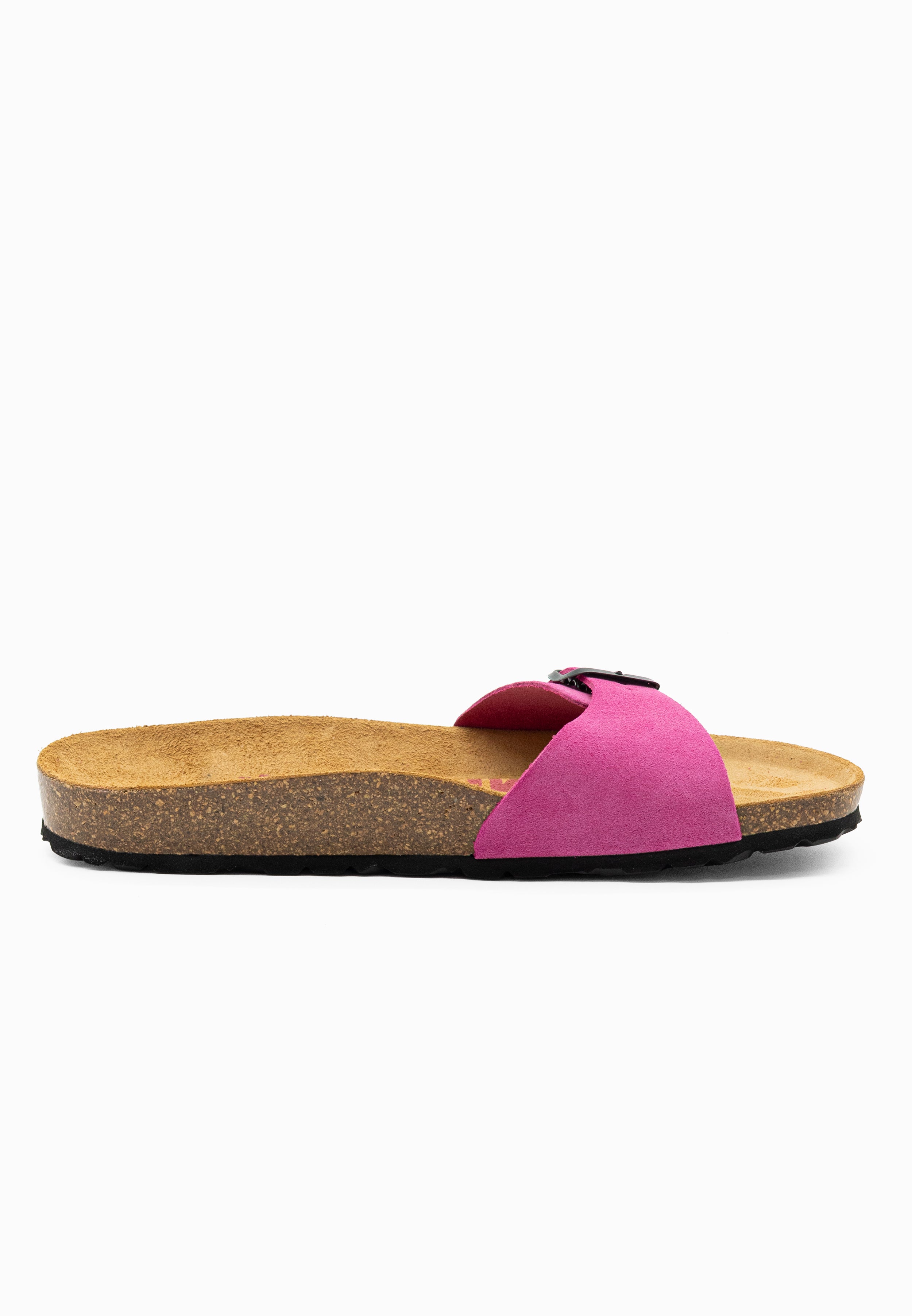 Sandales Zephyr Rose Fluo en Cuir Suédé