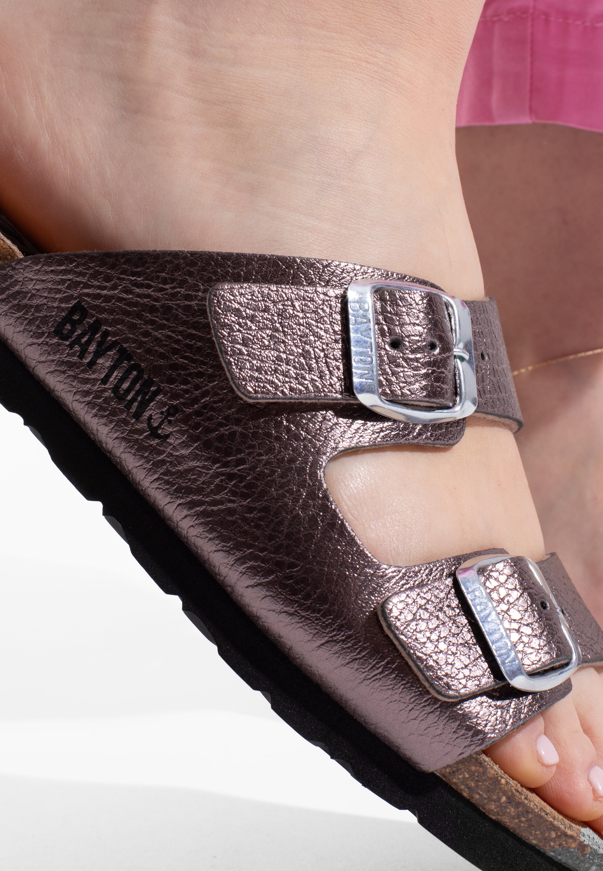 Sandales Astrakan Pewter