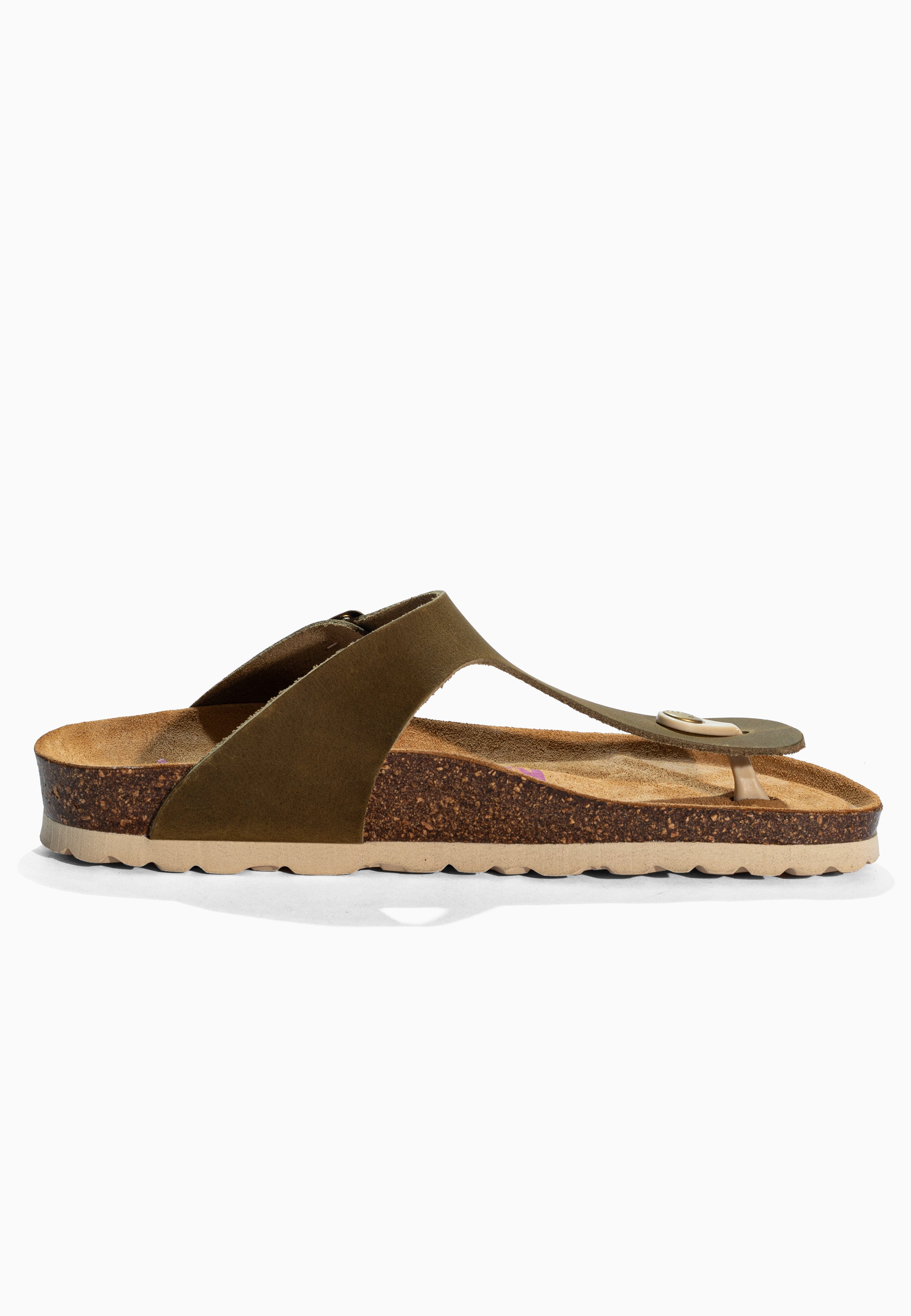 Sandales Mercure Kaki en Cuir