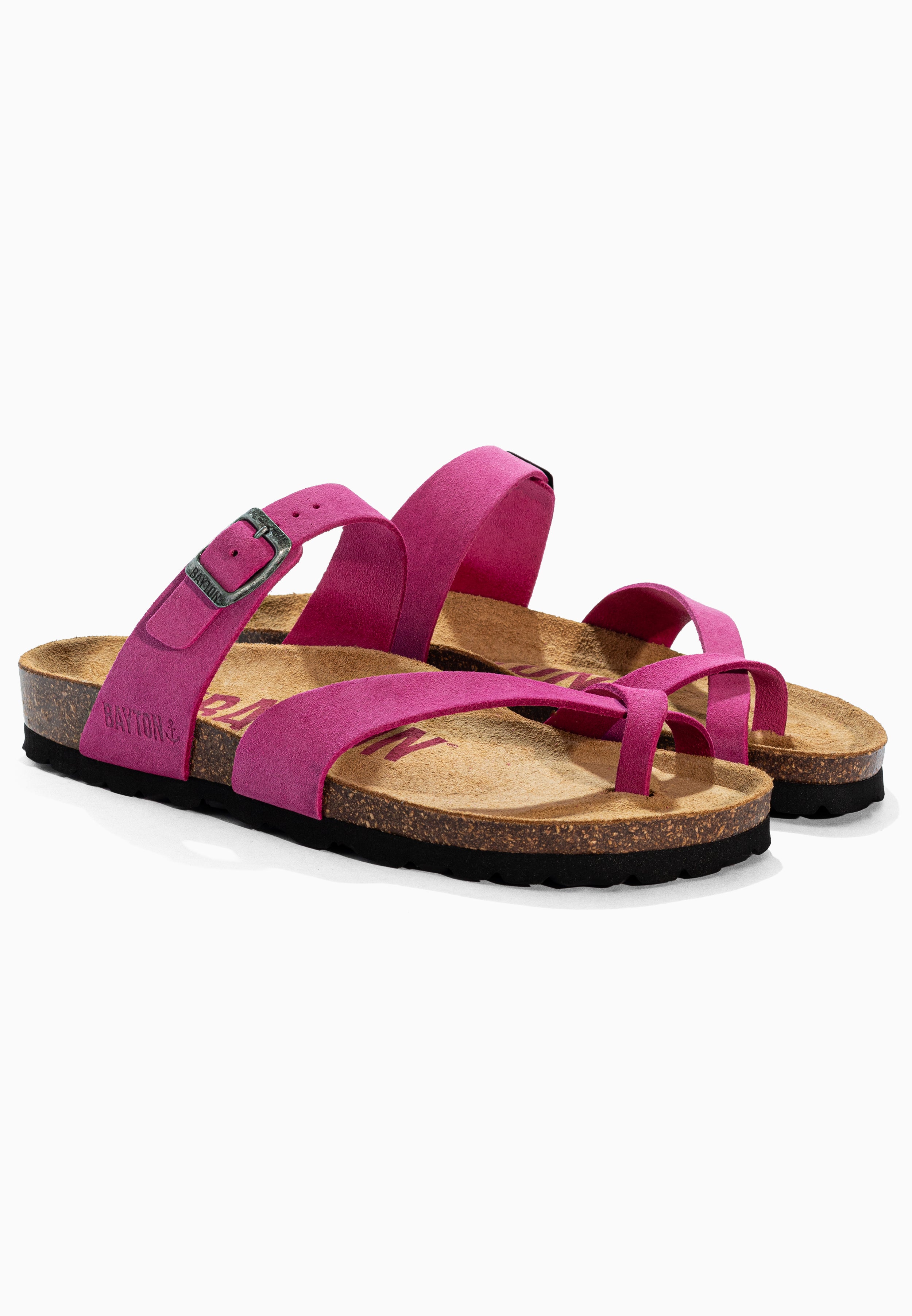 Sandales Diane Rose en Cuir Suédé