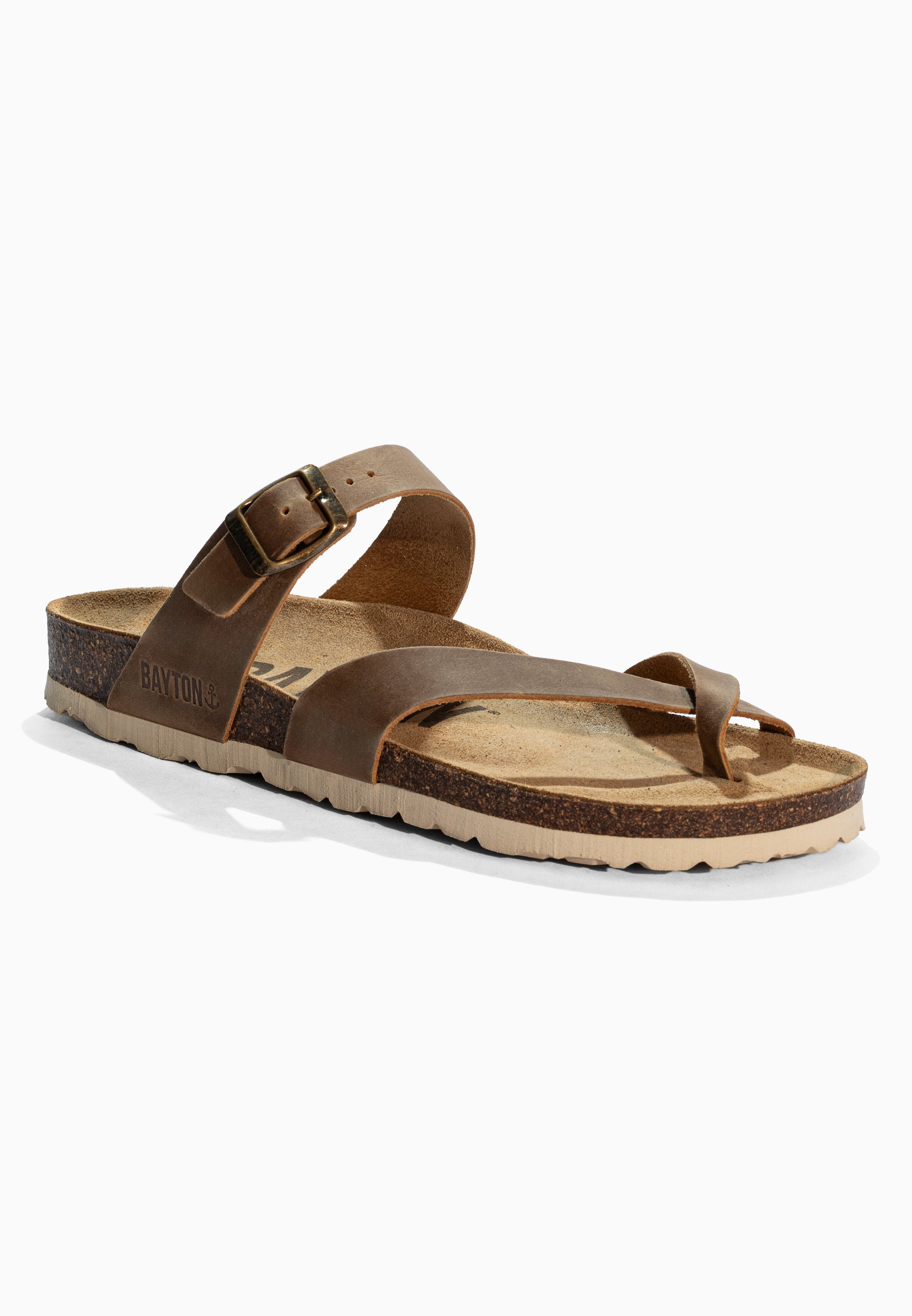 Sandales Diane Beige en Cuir